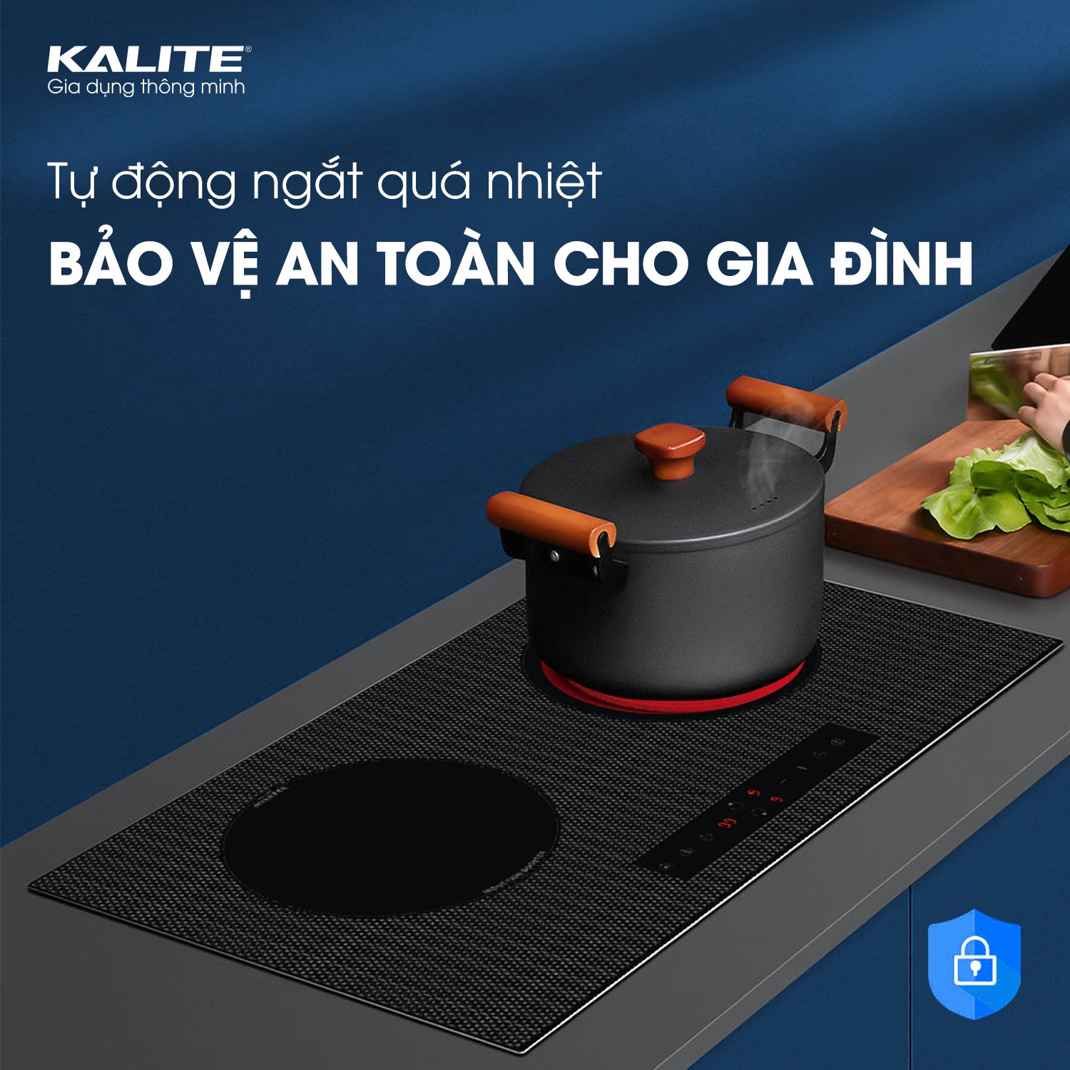 Bếp từ kết hợp hồng ngoại Kalite KCC84B - Ảnh 3