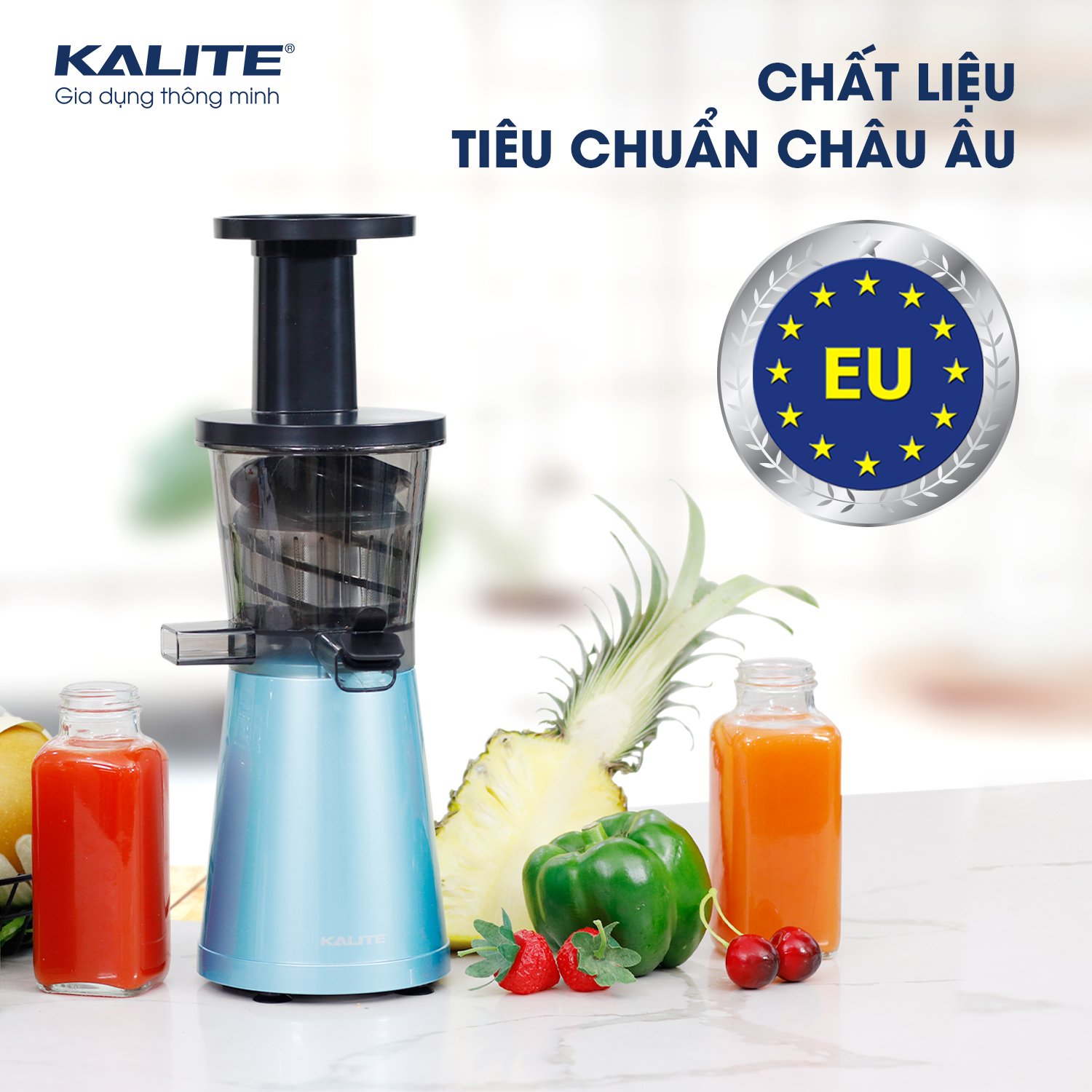 Máy ép chậm KALITE KL-530 nhỏ gọn, kiệt bã, êm ái - Ảnh 6