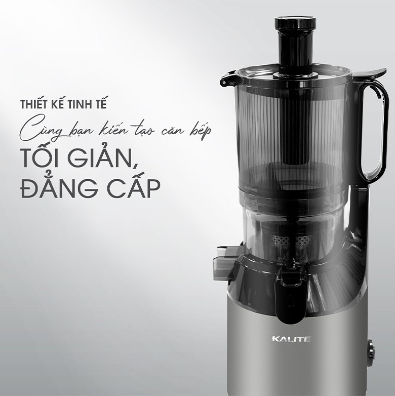 Máy ép chậm KALITE KSJ868 động cơ DC siêu khỏe ép kiệt bã - Ảnh 3