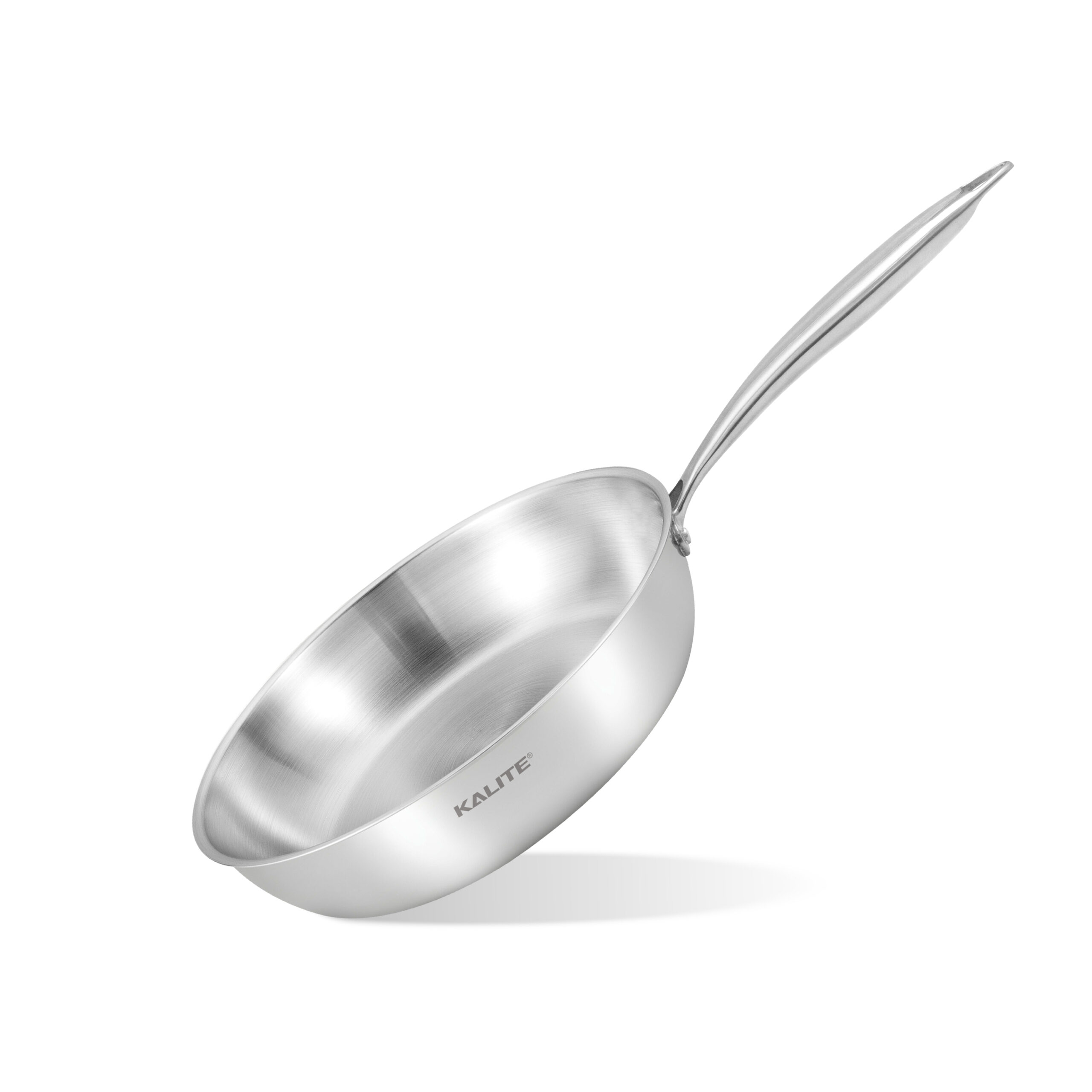 Chảo rán inox liền khối KALITE ECO26, inox 304, đáy 3 lớp, bắt từ tốt