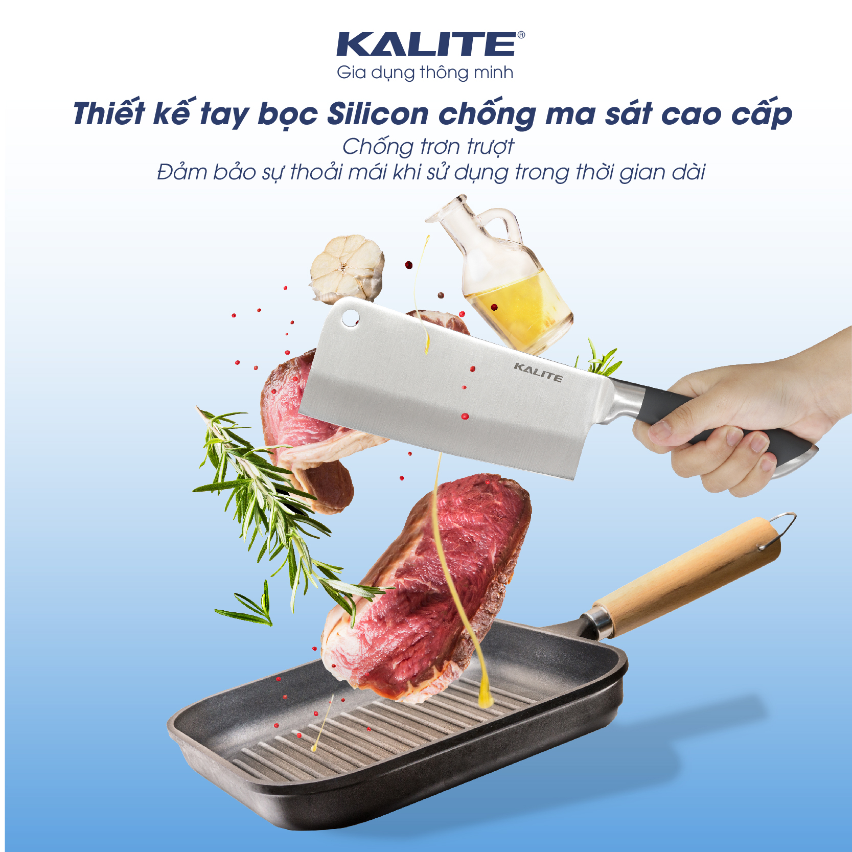 Bộ dao 6 món KALITE KL-191 Inox cao cấp, bền sắc - Ảnh 6