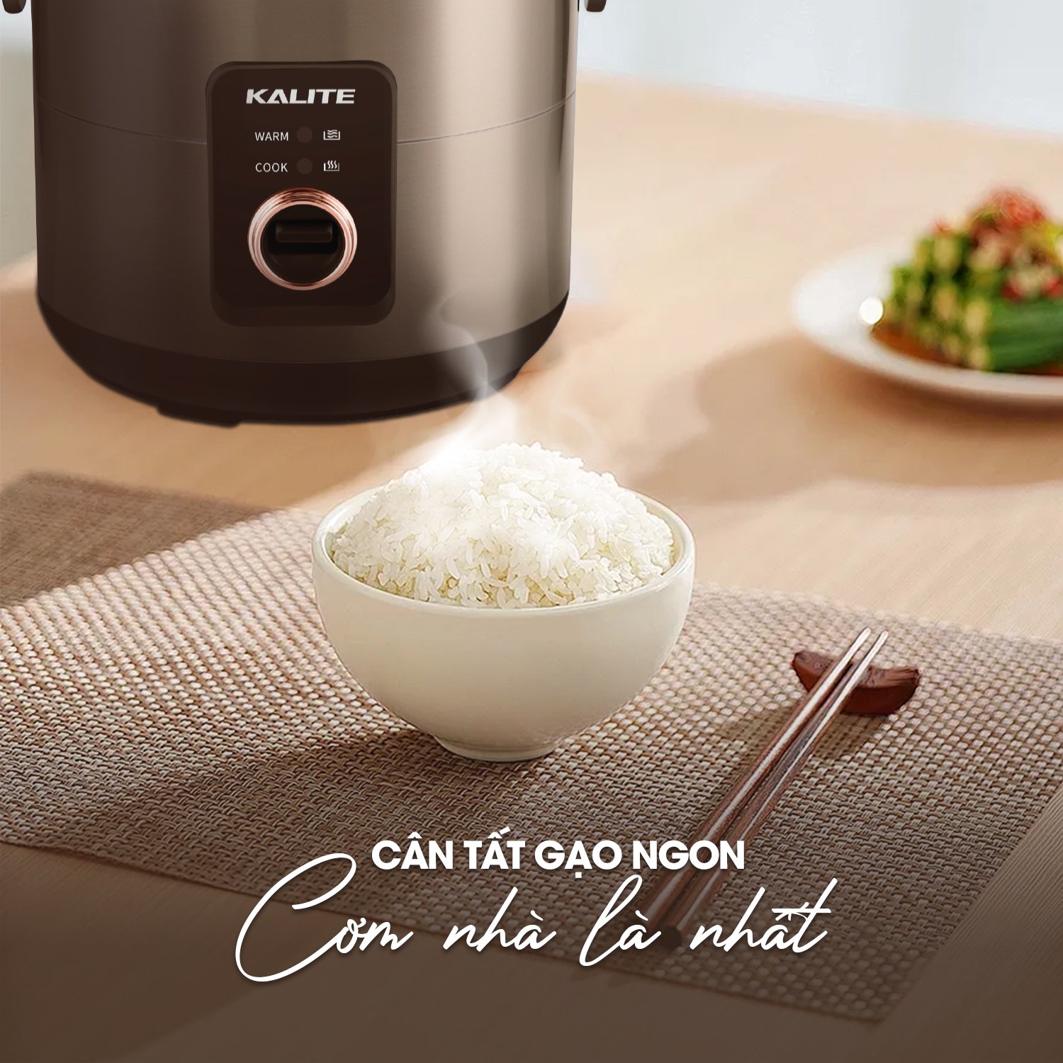 Nồi cơm điện KALITE KRC8018 lòng gốm Ceramic chống dính chống xước - Ảnh 5
