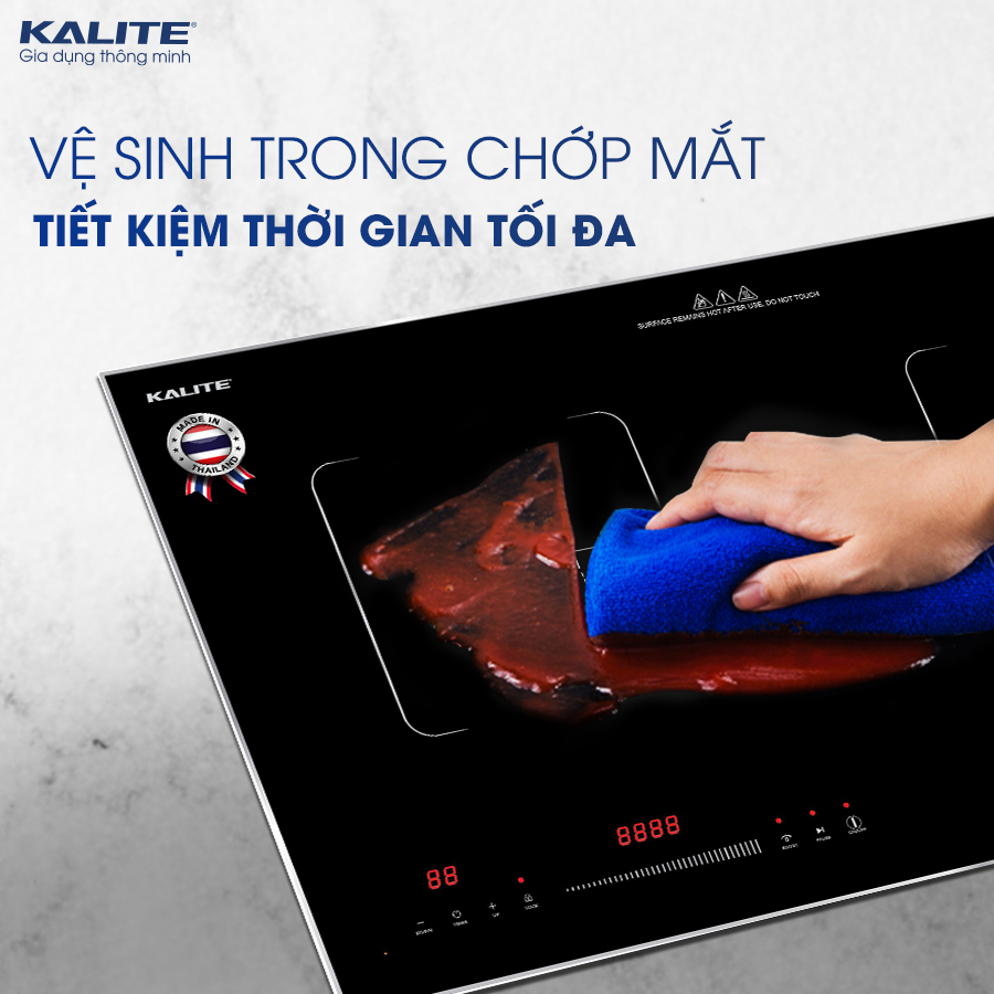 Bếp từ đôi KALITE KL-3800 thiết kế sang trọng, chuẩn châu Âu - Ảnh 3