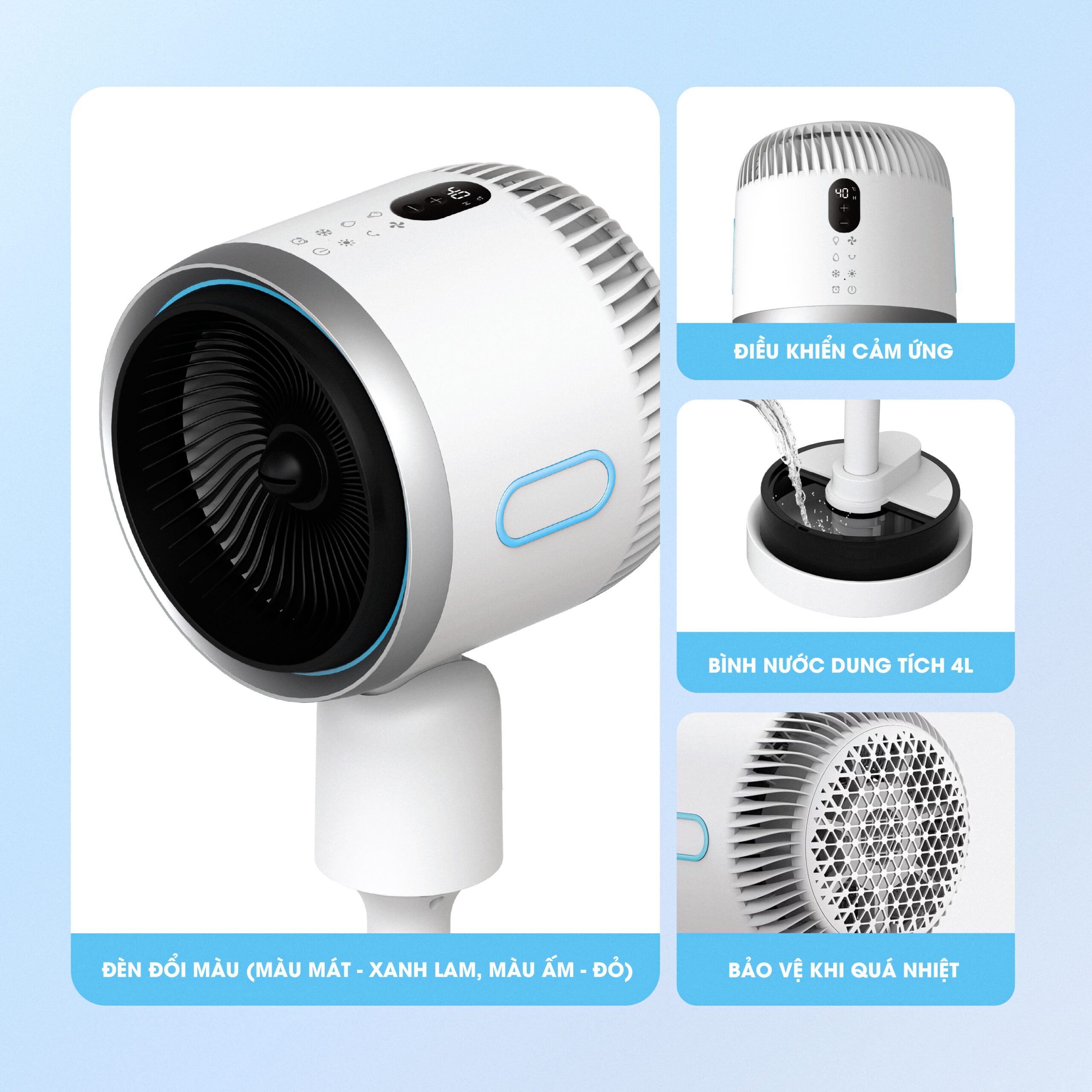 Quạt điều hòa All in One KSA369 nhiều chế độ - Ảnh 5