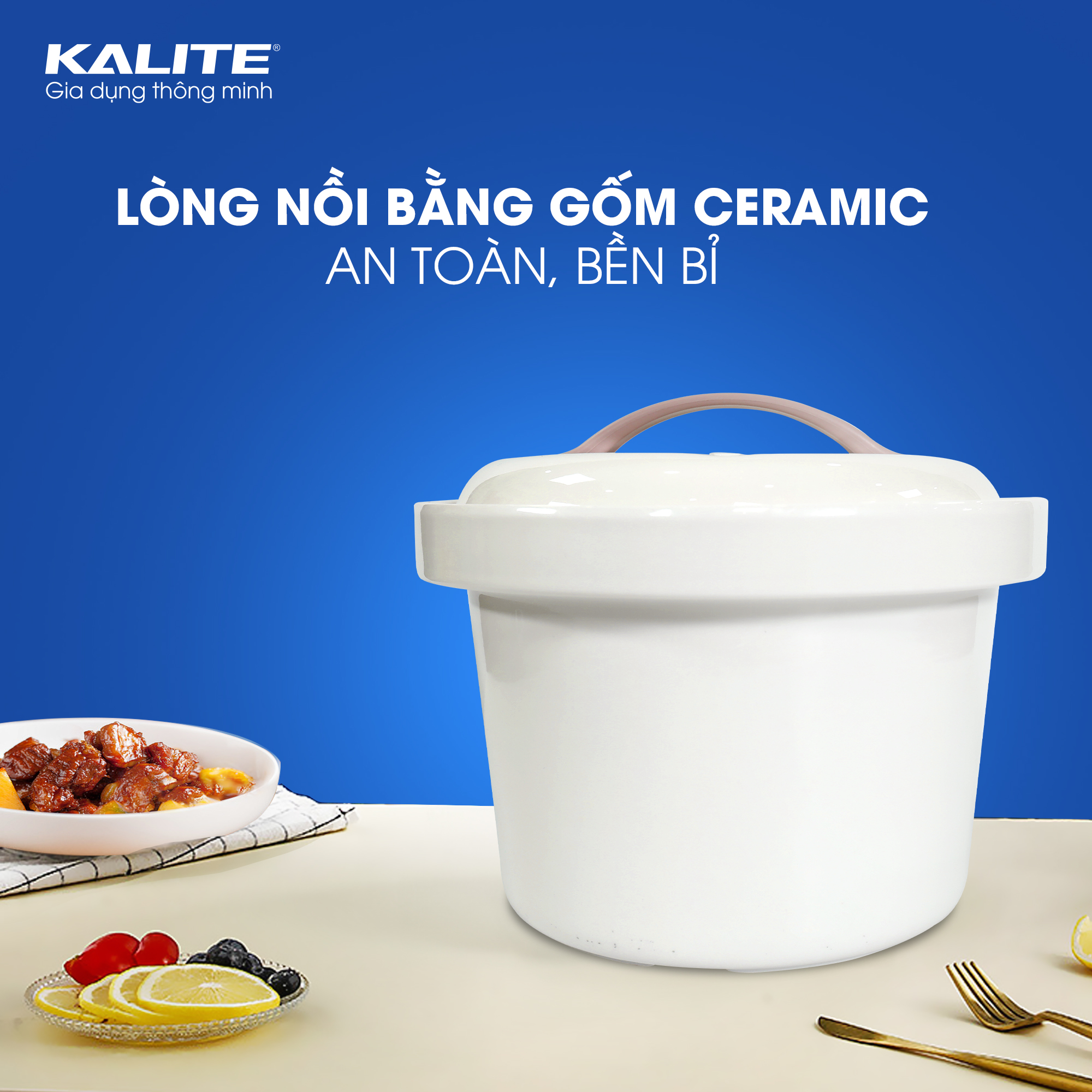 Nồi kho hầm đa năng KALITE KLSC206 giữ trọn dinh dưỡng - Ảnh 4