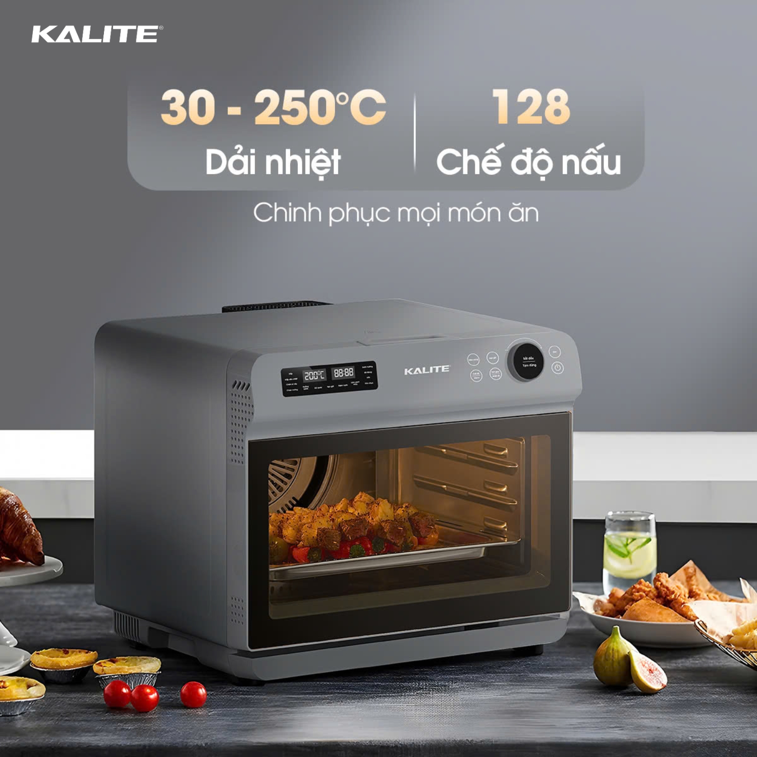 Nồi chiên hơi nước KALITE STEAM ULTRA 360, 20l, 4in, công nghệ SteamTech Fusion 360 - Ảnh 11