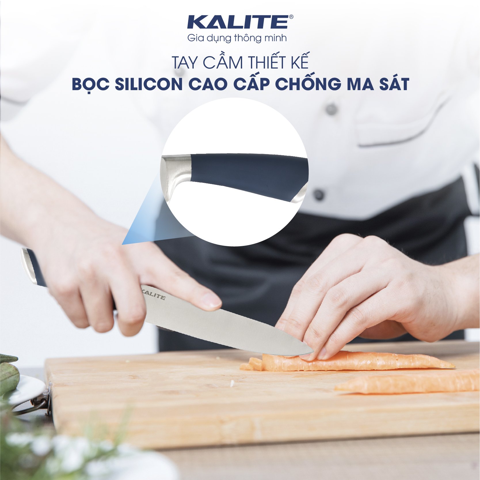 Bộ dao kéo cao cấp Kalite KL-190 inox nguyên khối - Ảnh 8
