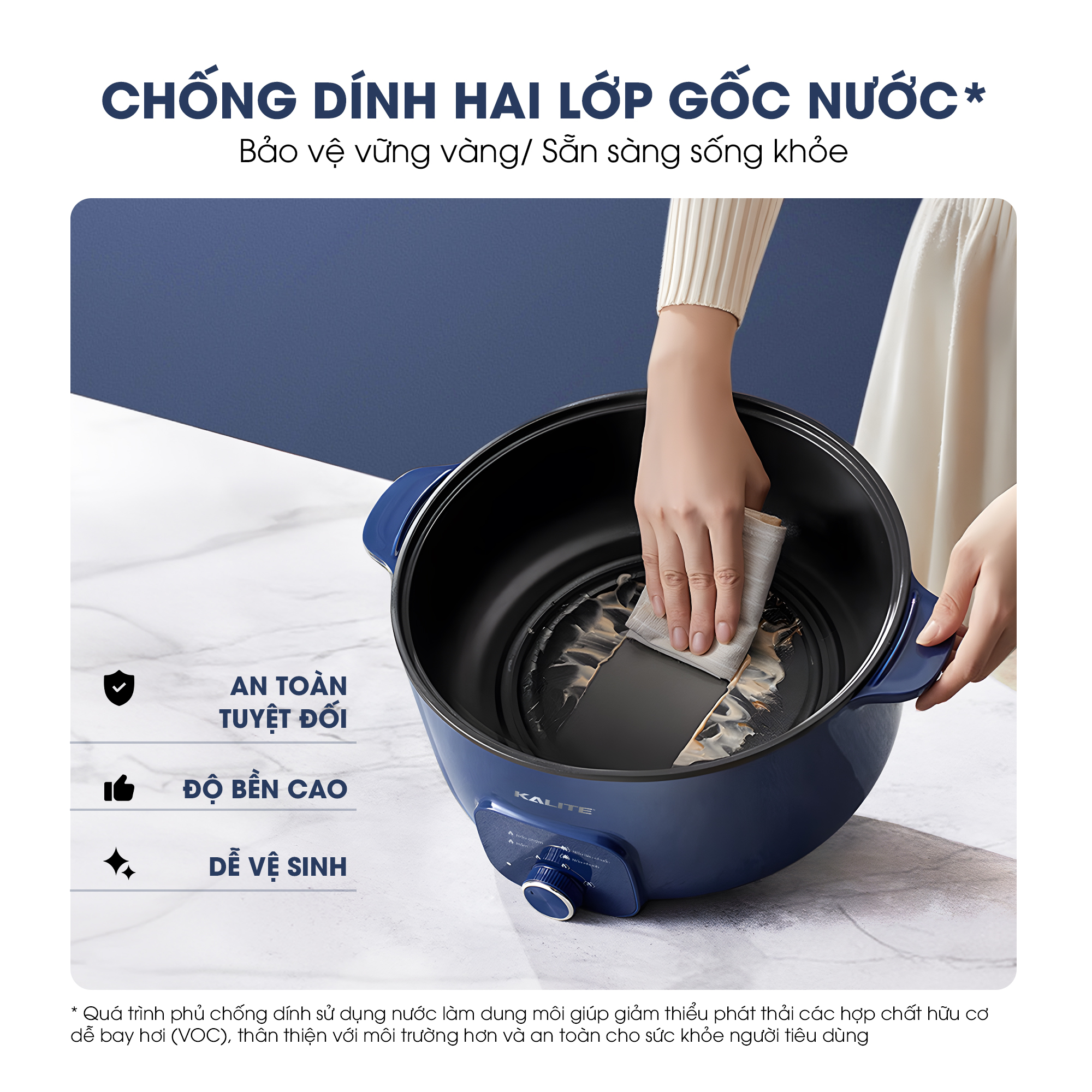Nồi lẩu KALITE KL568 đa năng dung tích 6L - Ảnh 9