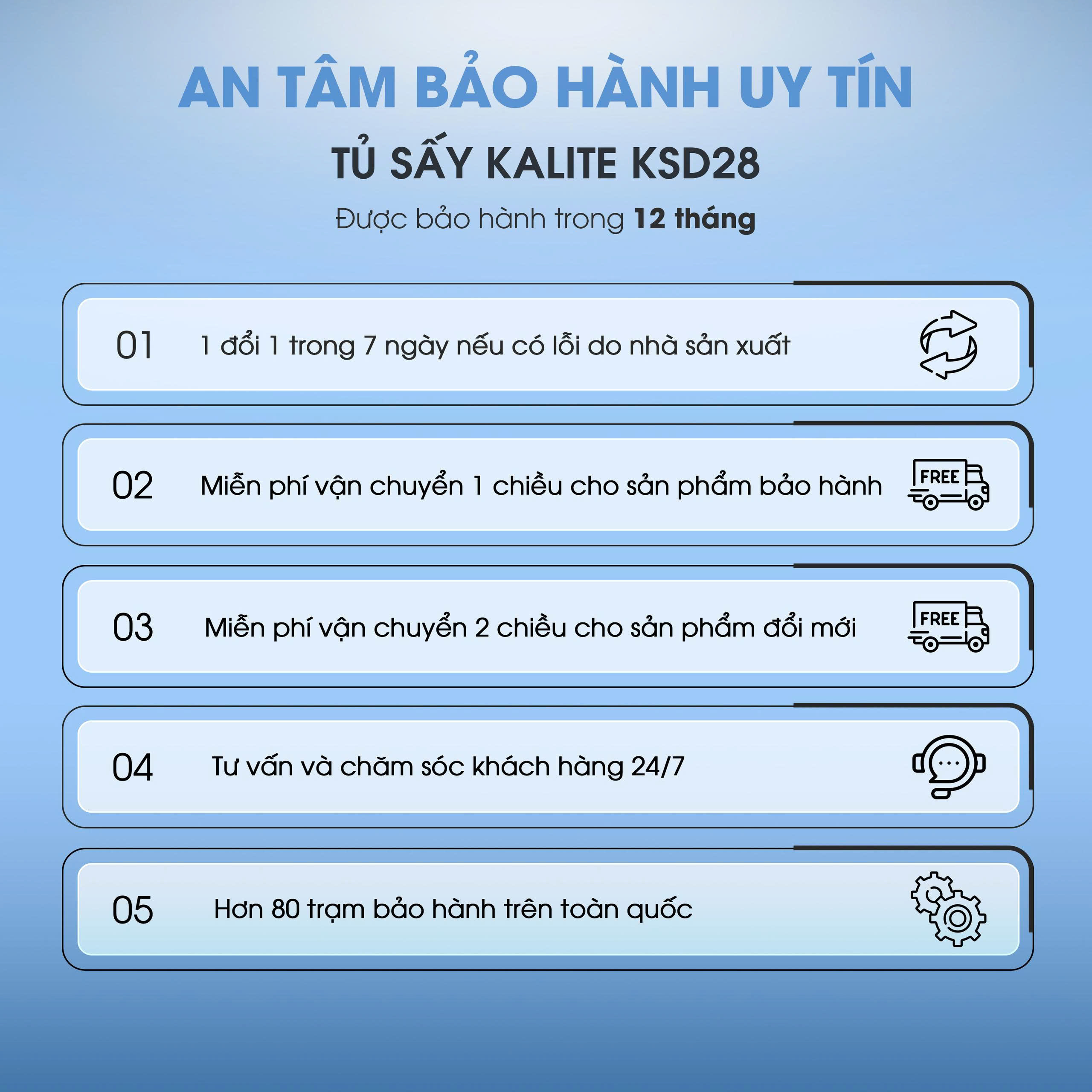 Tủ sấy quần áo KALITE KSD28, dung tích 600L, sấy khô nhanh - Ảnh 9