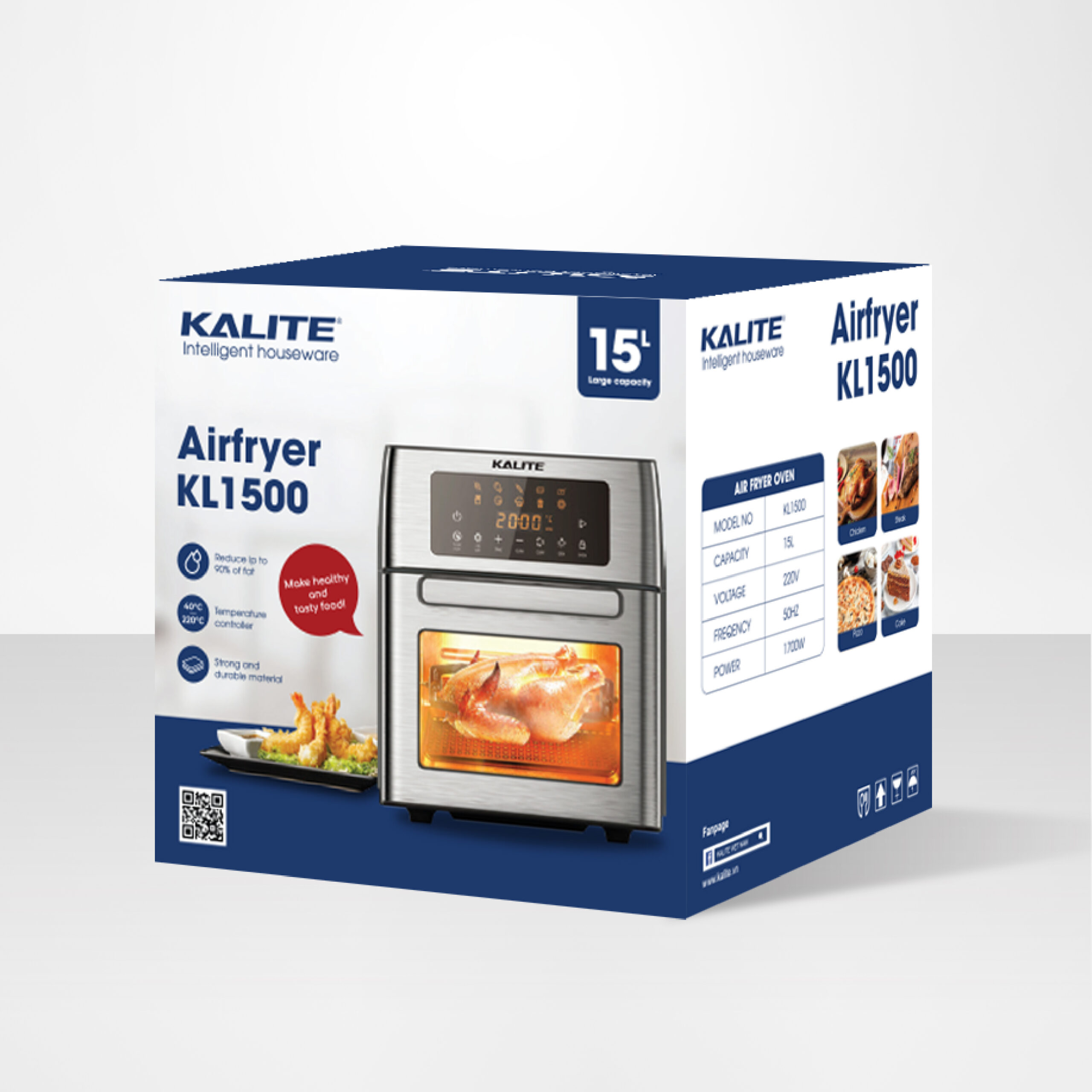 Nồi chiên không dầu KALITE KL-1500 15 lít - Ảnh 11