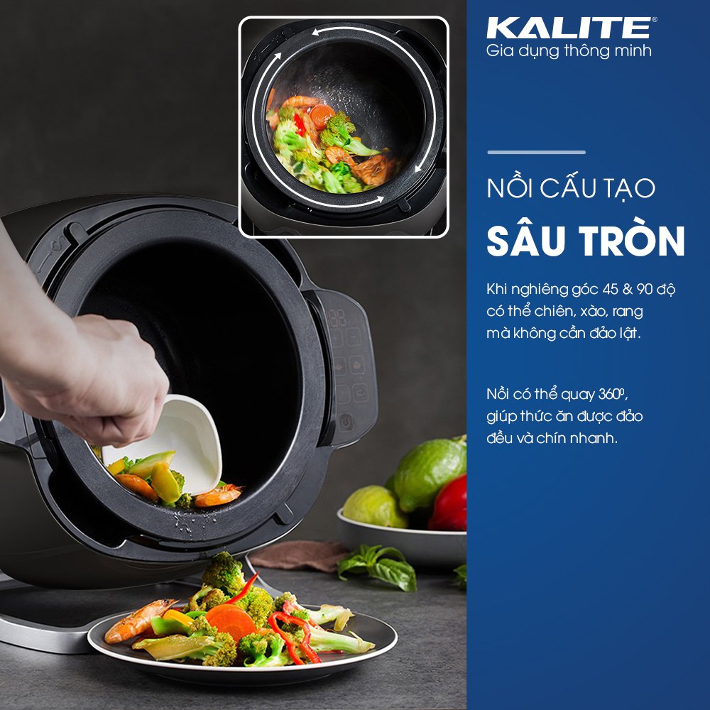 Nồi cao tần vũ trụ KALITE GALAXY, tất cả trong một - Ảnh 11