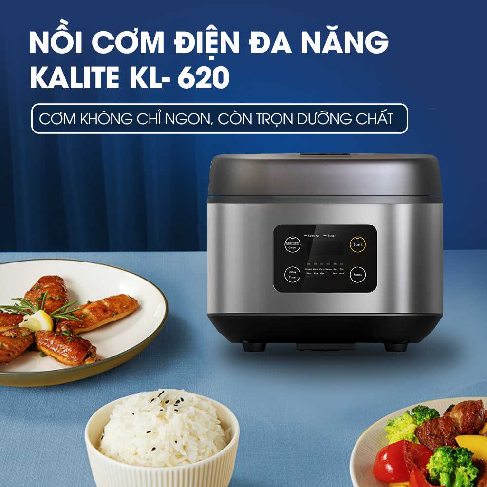 Nồi cơm điện đa năng KALITE KL-620 tiết kiệm điện   - Ảnh 5