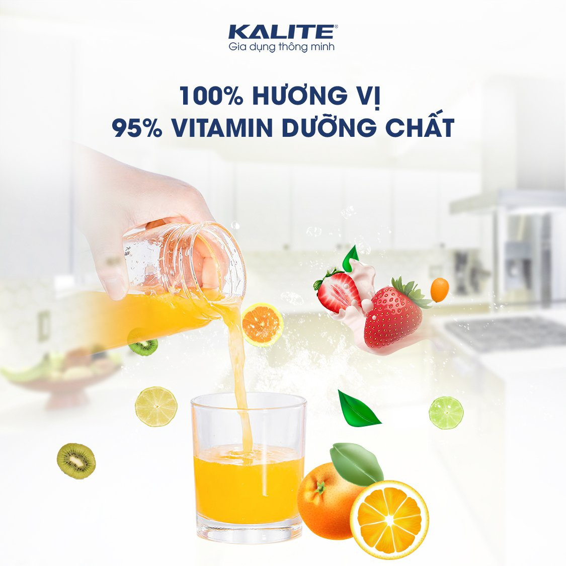Máy ép chậm KALITE KL-531. nhỏ gọn, êm ái, bền bỉ - Ảnh 3
