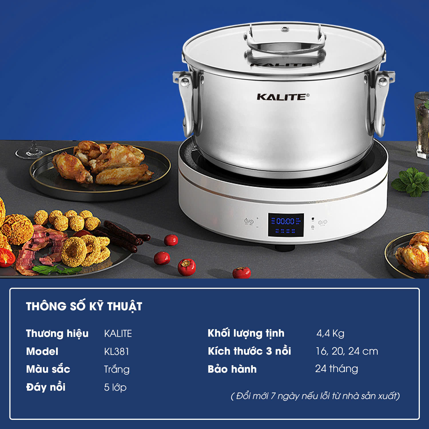 Bộ 3 nồi KALITE KL381 bền bỉ đáp ứng mọi nhu cầu nấu nướng - Ảnh 8
