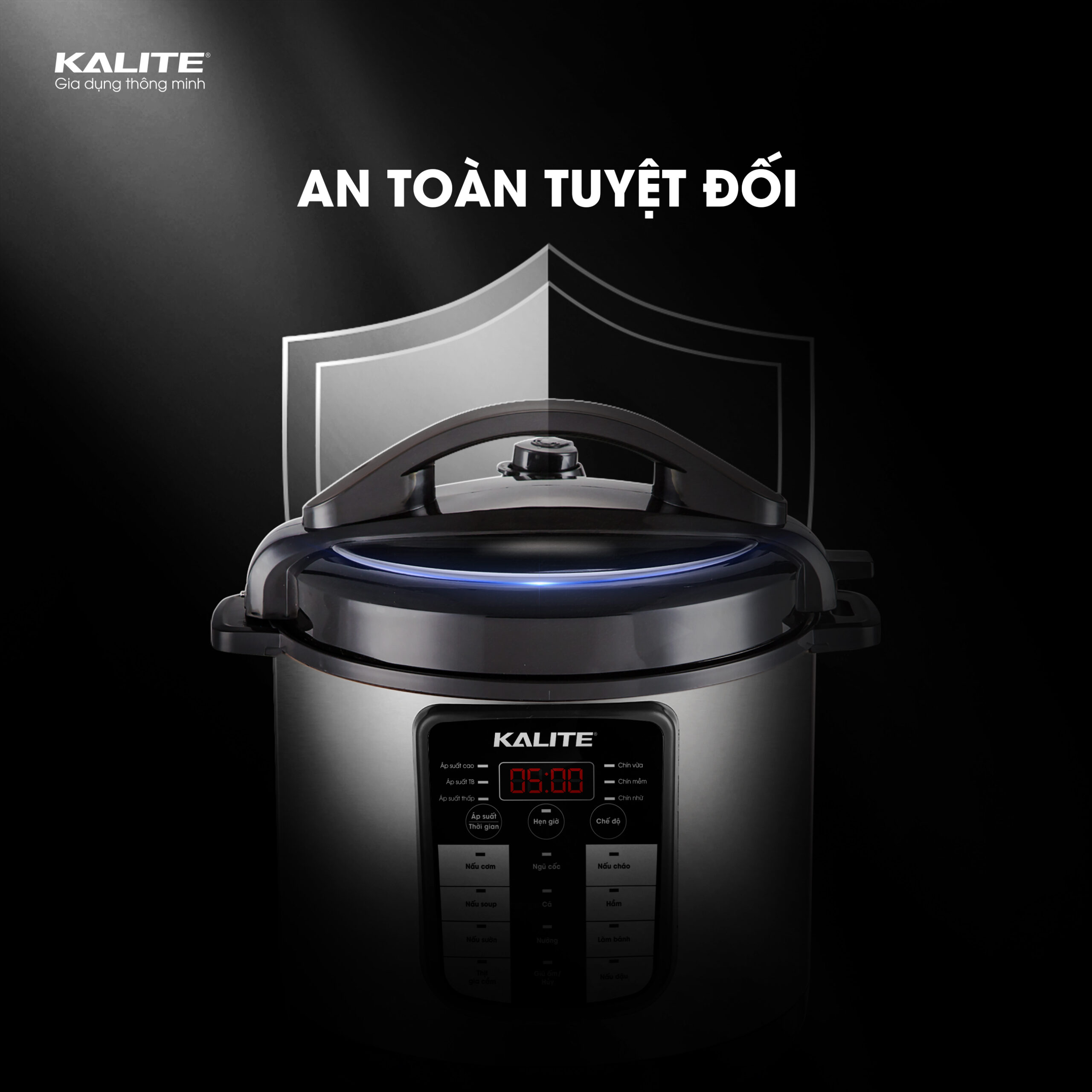 Nồi áp suất KALITE KPC6088 hầm nhừ ninh nhanh giữ trọn dinh dưỡng - Ảnh 6