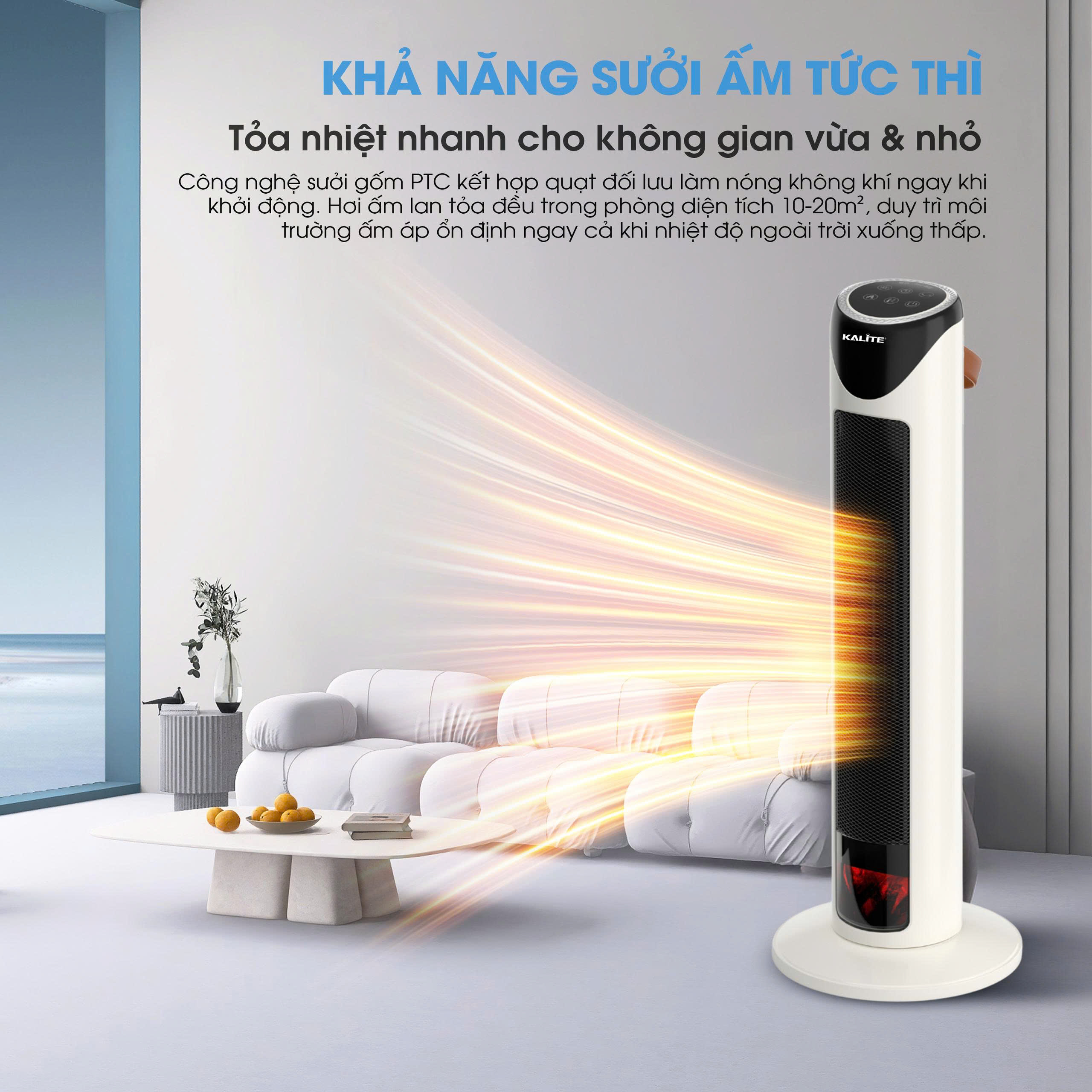 Máy sưởi Kalite Helios KH25 - Ảnh 7