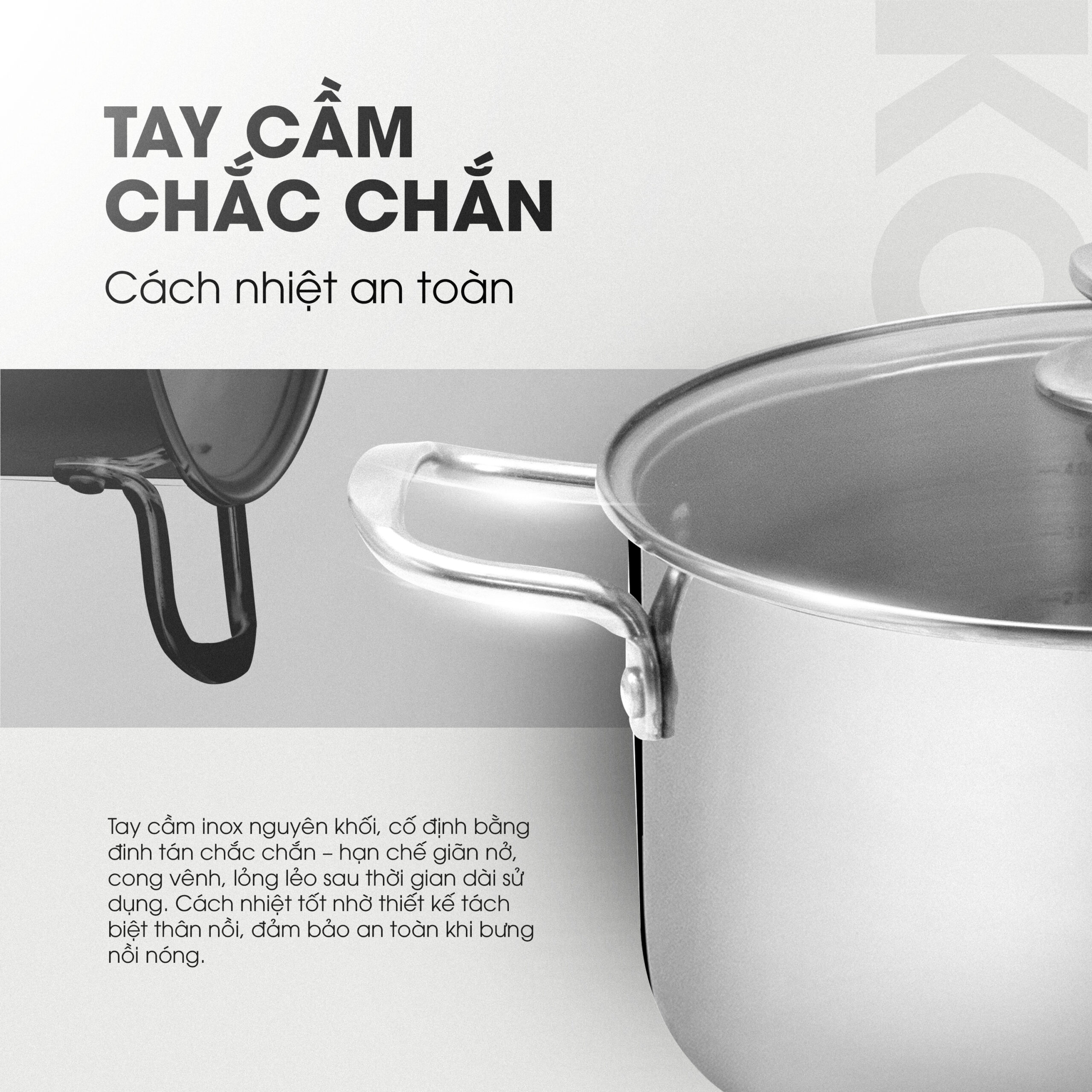 Bộ 3 nồi inox liền khối KALITE KCS366 - Bộ 3 size 18-20-24cm - Ảnh 10