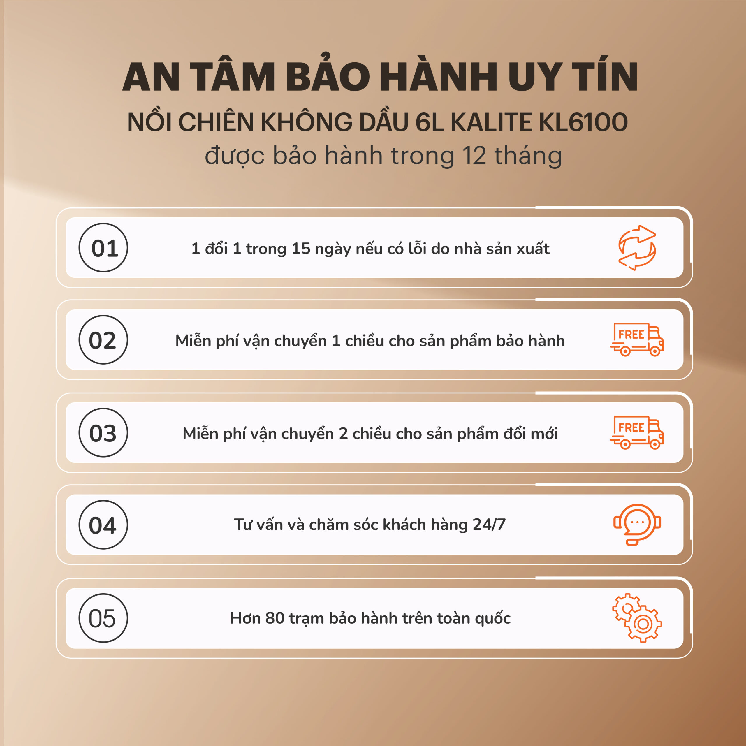 Nồi chiên không dầu 6L Kalite KL6100 – Chiên nướng ít dầu, nấu ăn tiện lợi (Hàng trả bảo hành) (Bản sao) - Ảnh 12