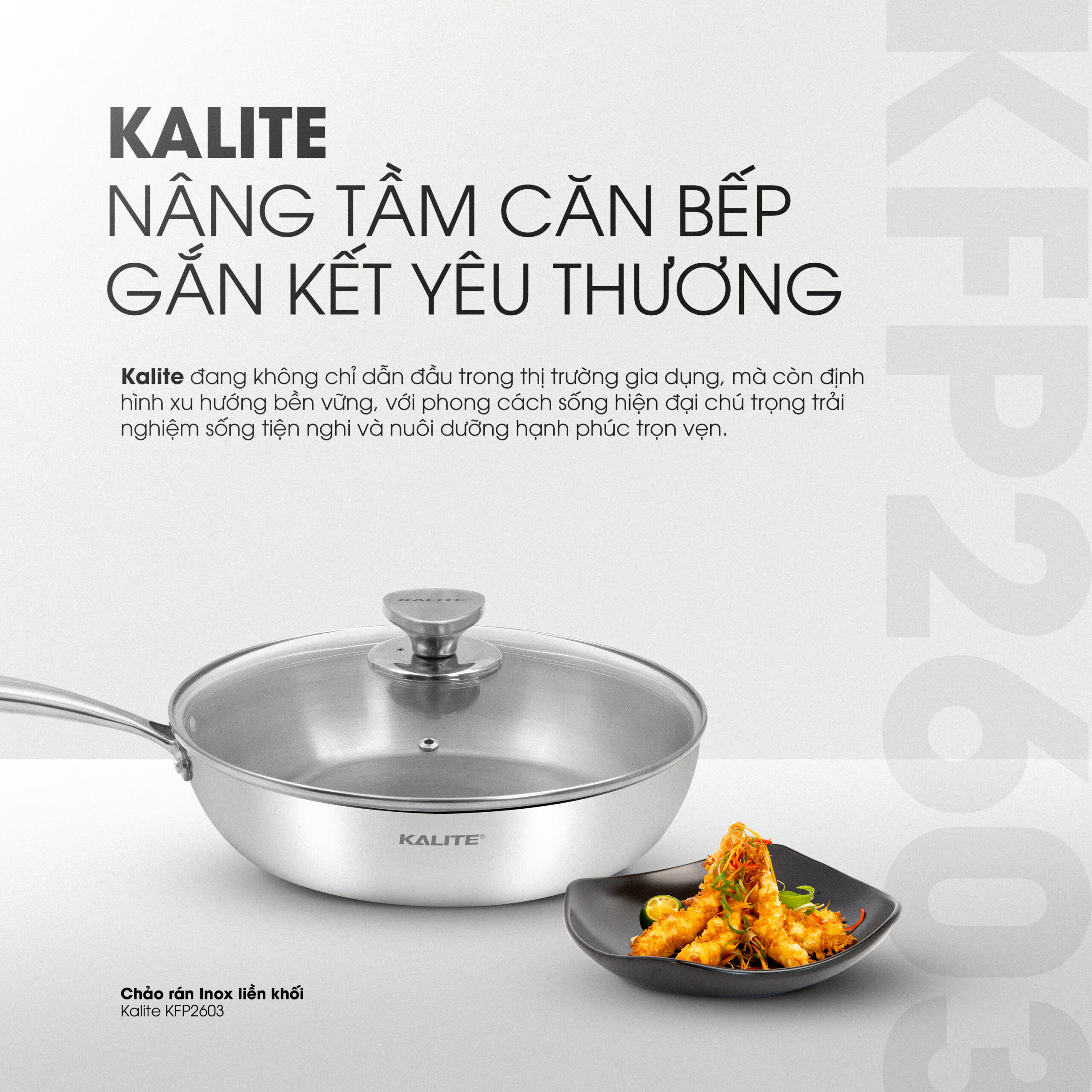 Chảo rán inox liền khối cao cấp KALITE KFP2603 - Size 26cm - Ảnh 18