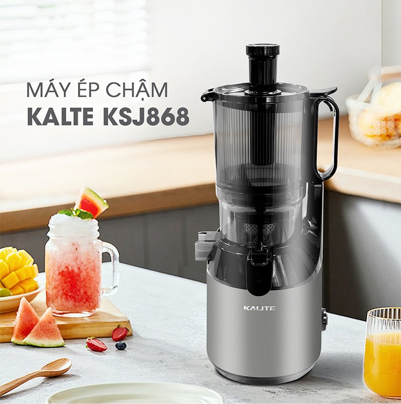 Máy ép chậm KALITE KSJ868 động cơ DC siêu khỏe ép kiệt bã - Ảnh 10