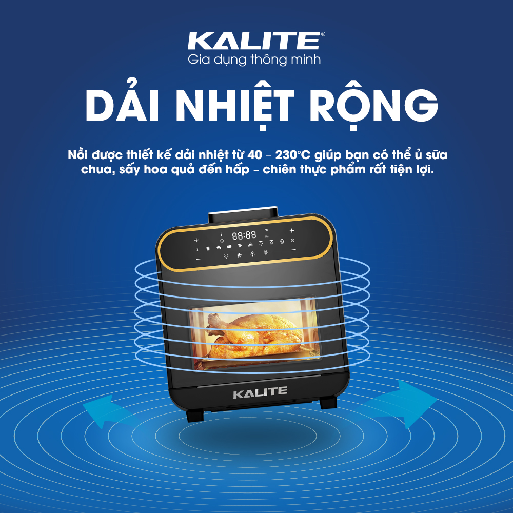 Nồi chiên hơi nước KALITE STEAM PRO 15 lít, 3 trong 1 - Ảnh 5