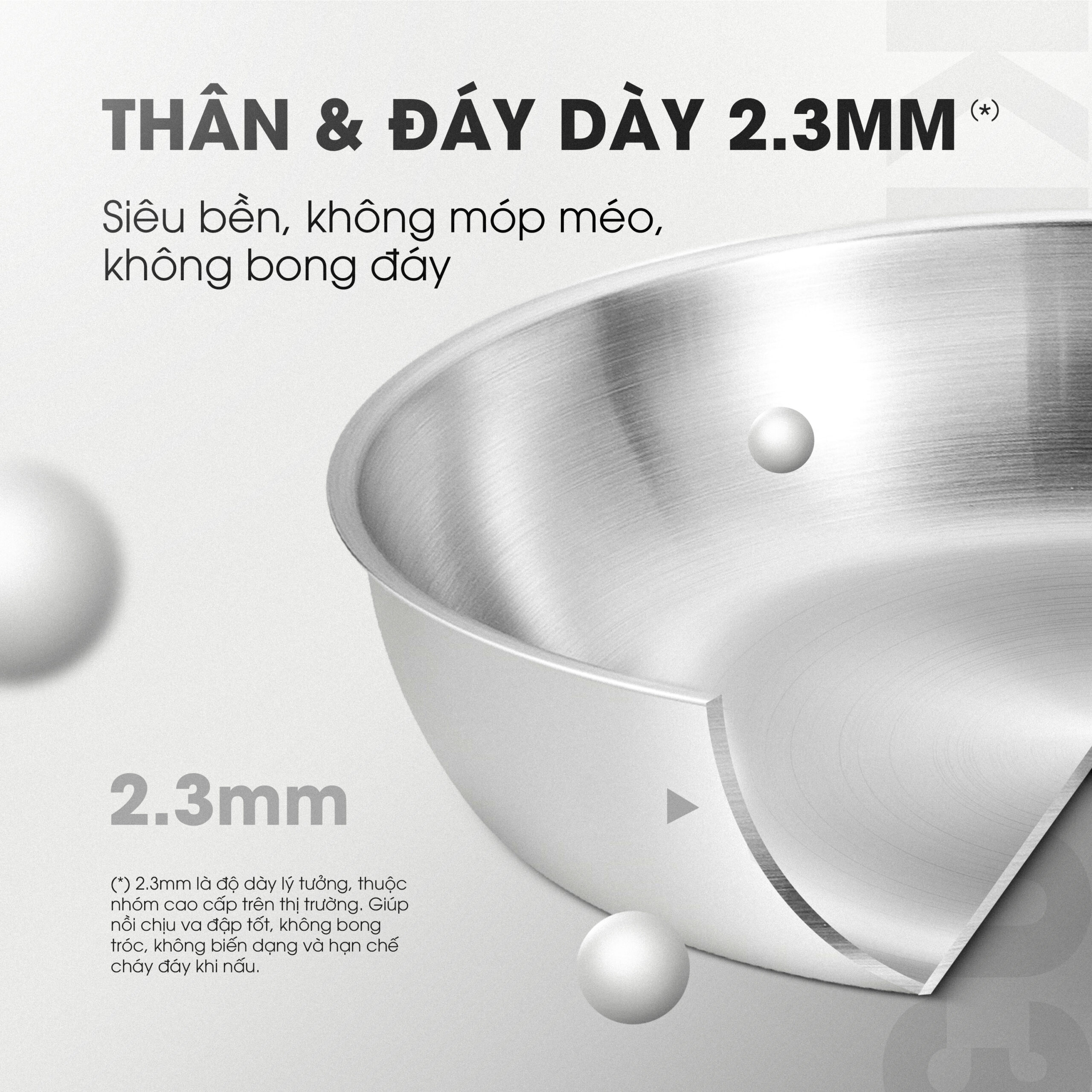 Chảo rán inox liền khối cao cấp KALITE KFP2603 - Size 26cm - Ảnh 5