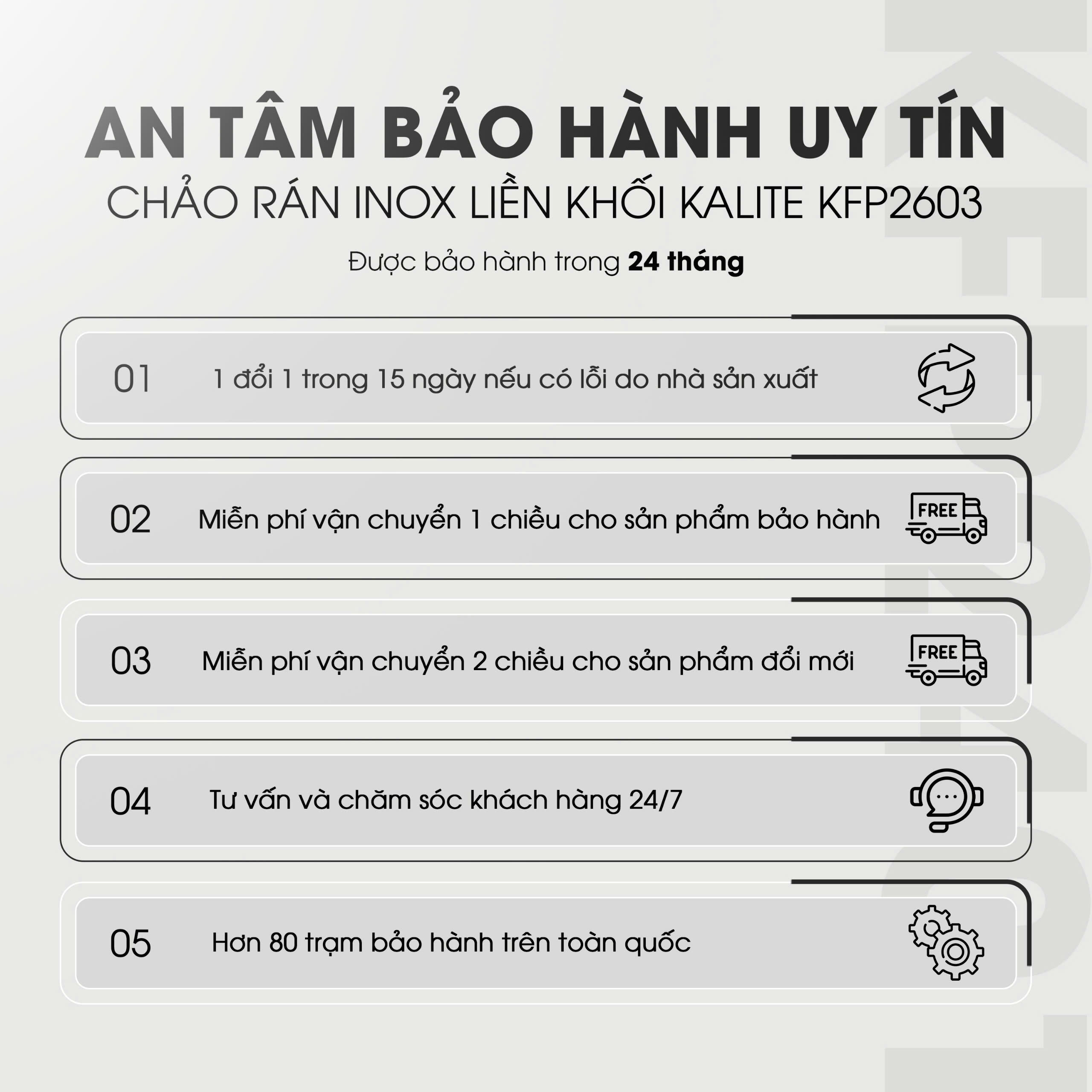 Chảo rán inox liền khối cao cấp KALITE KFP2603 - Size 26cm - Ảnh 17