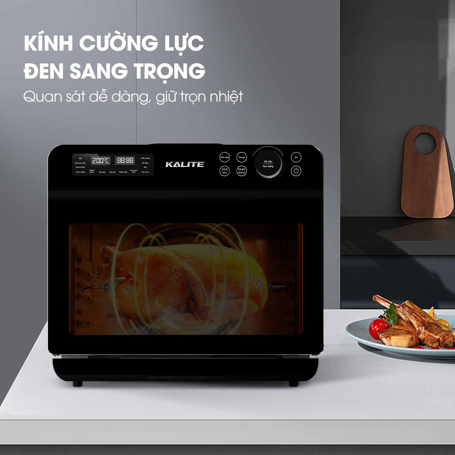 Nồi chiên hơi nước KALITE STEAM FUSION PRO, 4in1 - 20L - Ảnh 8