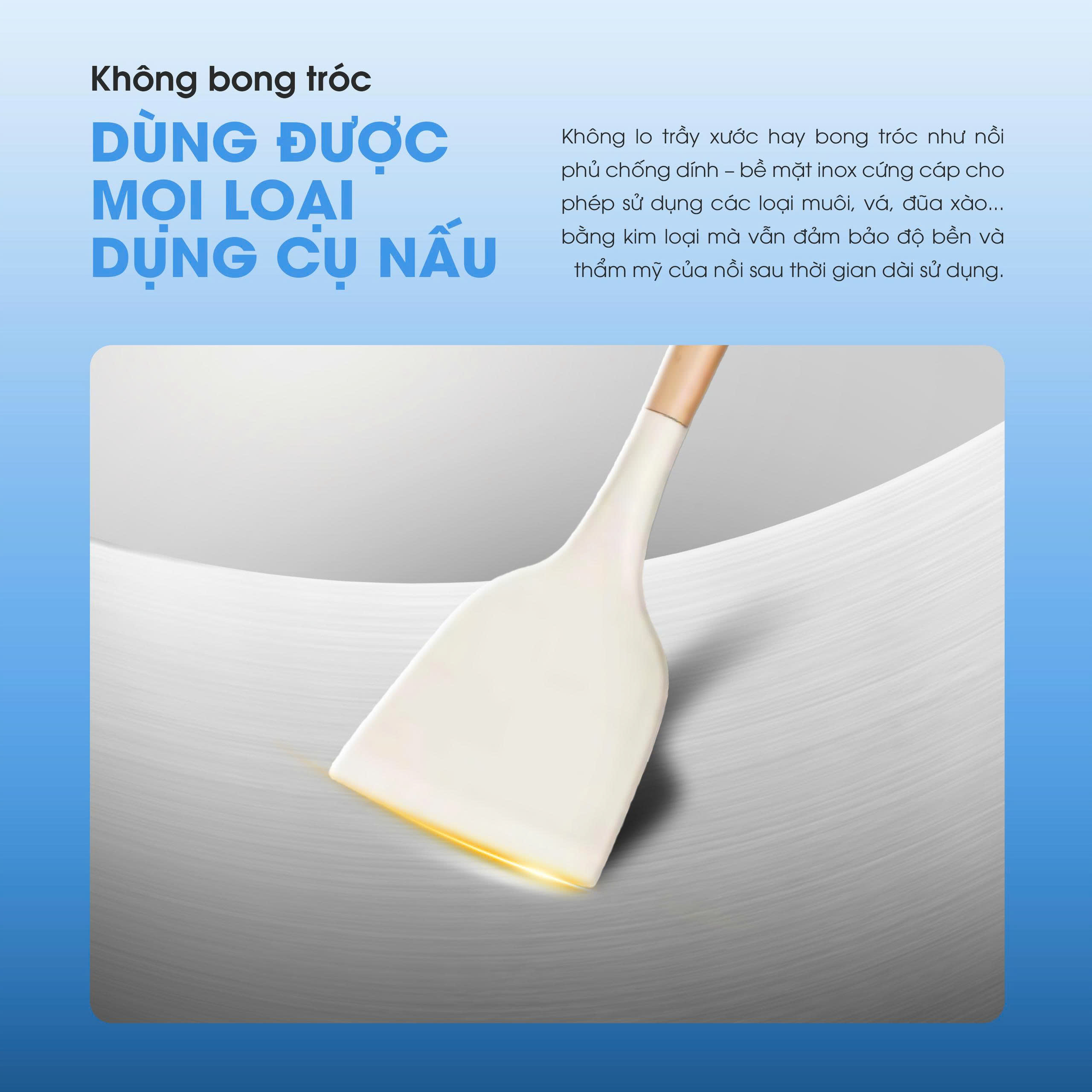 Bộ nồi chảo inox liền khối Kalite MultiPro KCS668, 8 món cán rời - Ảnh 9