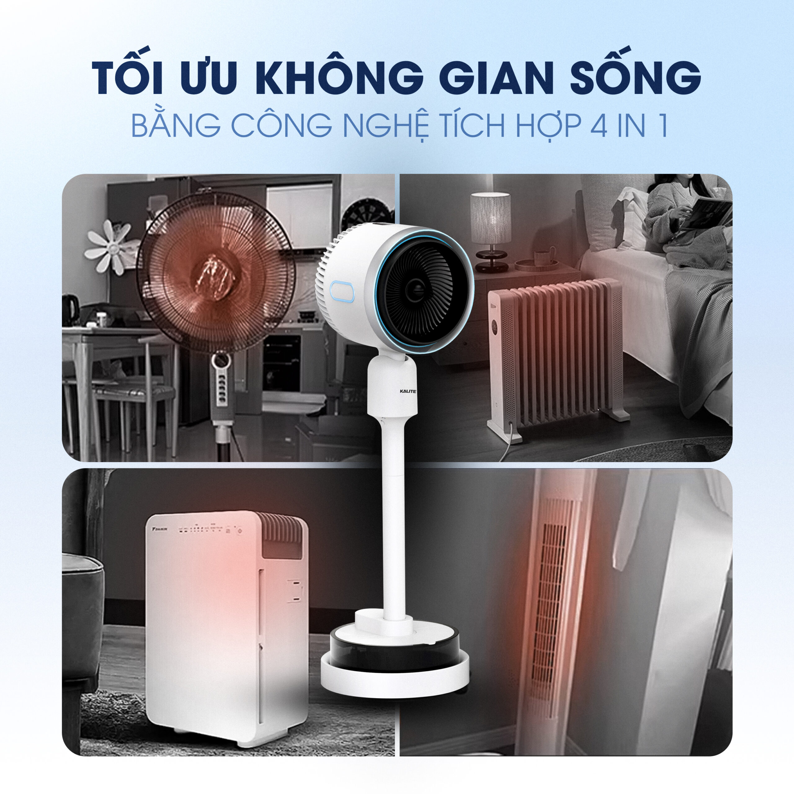 Quạt điều hòa All in One KSA369 nhiều chế độ - Ảnh 7