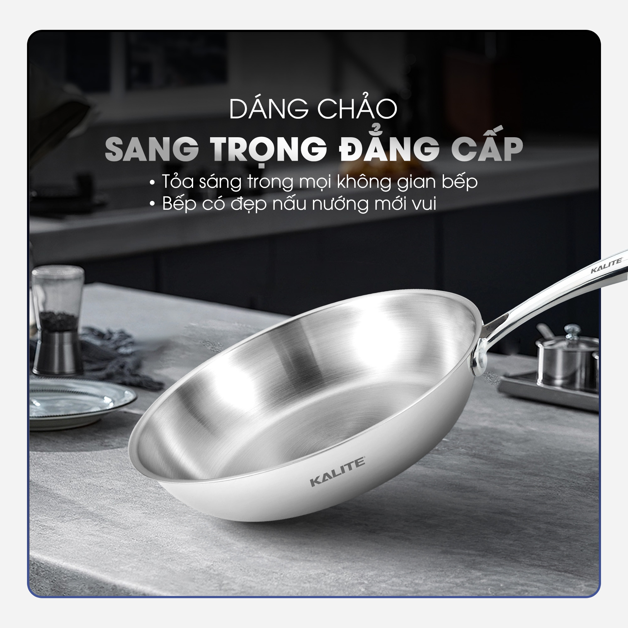 Chảo inox nguyên khối TRIPRO KALITE KL825 - Ảnh 4