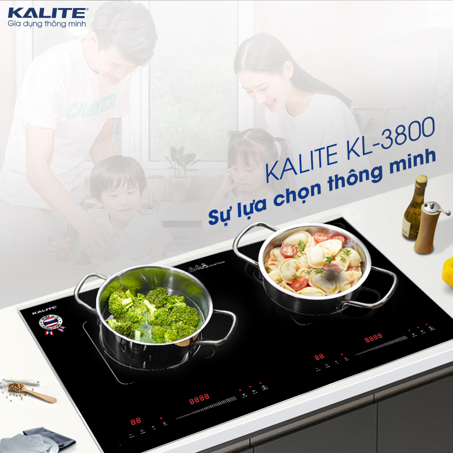 Bếp từ đôi KALITE KL-3800 thiết kế sang trọng, chuẩn châu Âu - Ảnh 4