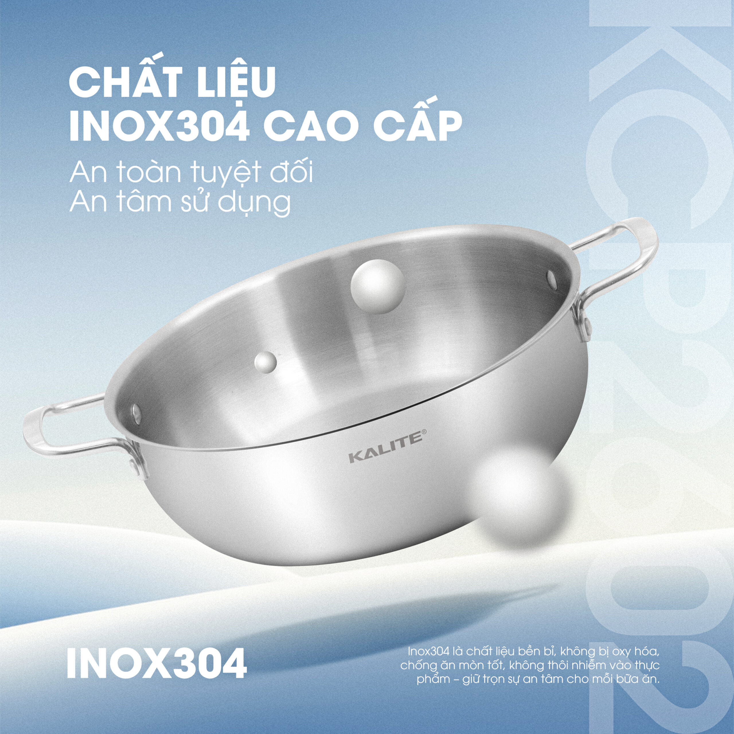 Nồi inox liền khối cao cấp đa năng KALITE KCP2602 - Size 26cm - Ảnh 2