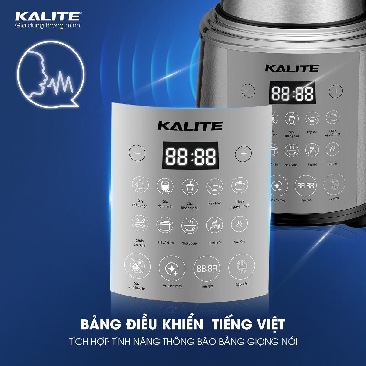 Máy làm sữa hạt KALITE KCB4741 cao cấp, sấy khô khử khuẩn - Ảnh 5