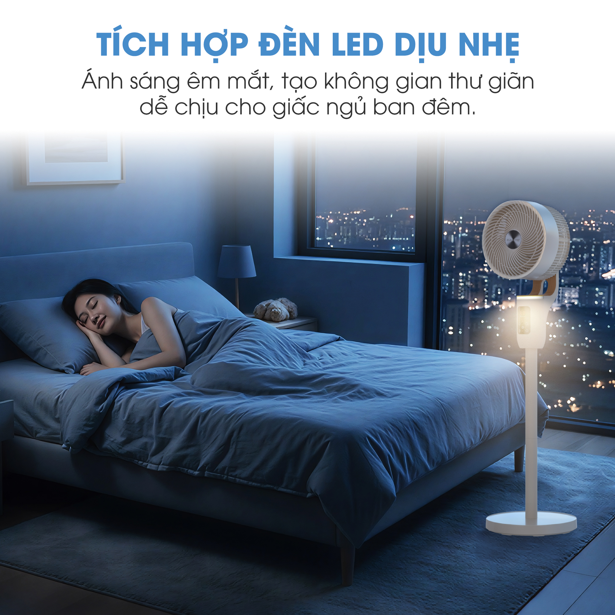 Quạt thông minh điều khiển giọng nói Kalite TalkFan KSA326 - Ảnh 7