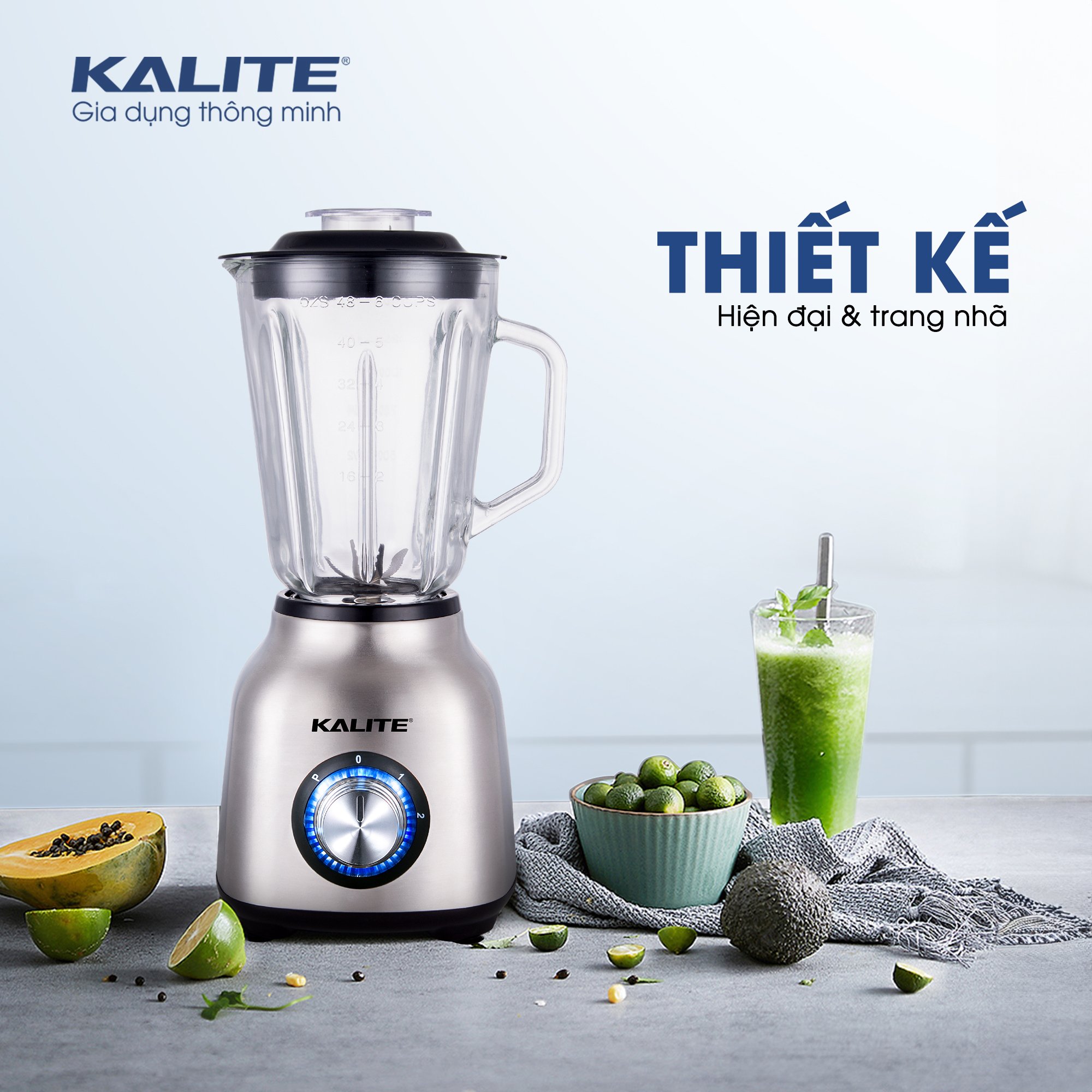 Máy xay sinh tố KALITE KLB650 3 cối xay công suất 500W - Ảnh 4