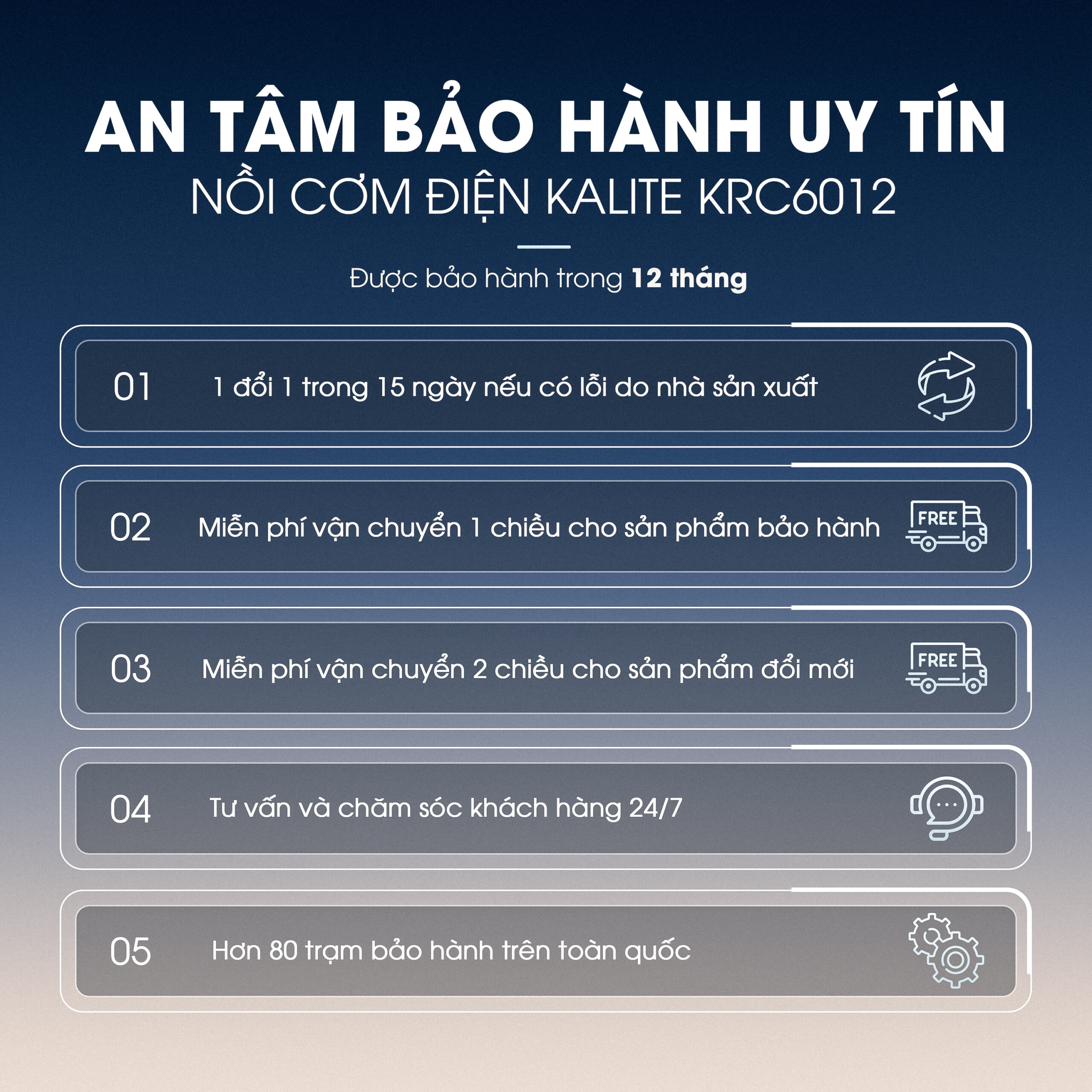 Nồi cơm điện KALITE KRC6012 chống dính Ceramic cao cấp - Ảnh 11