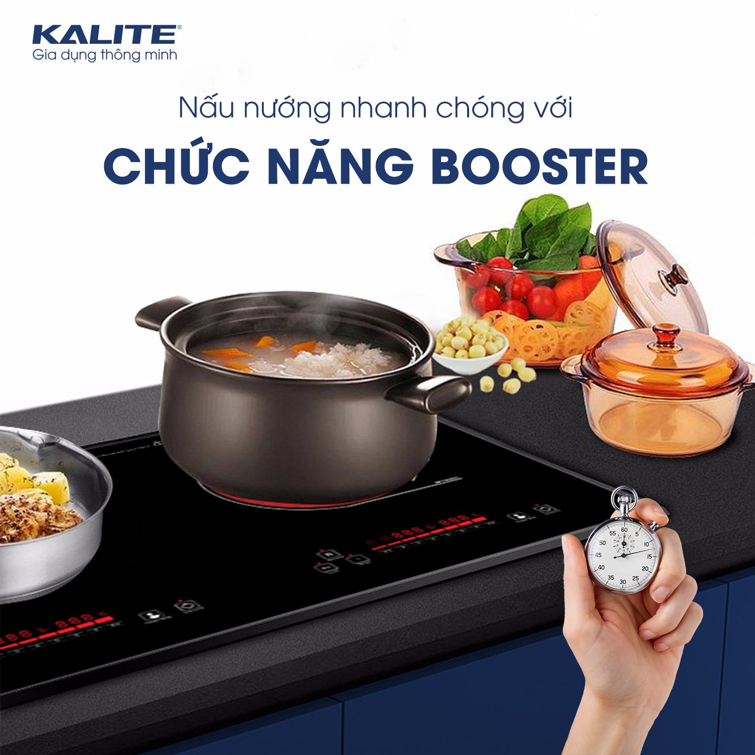 Bếp từ kết hợp hồng ngoại Kalite KCC83B - Ảnh 4