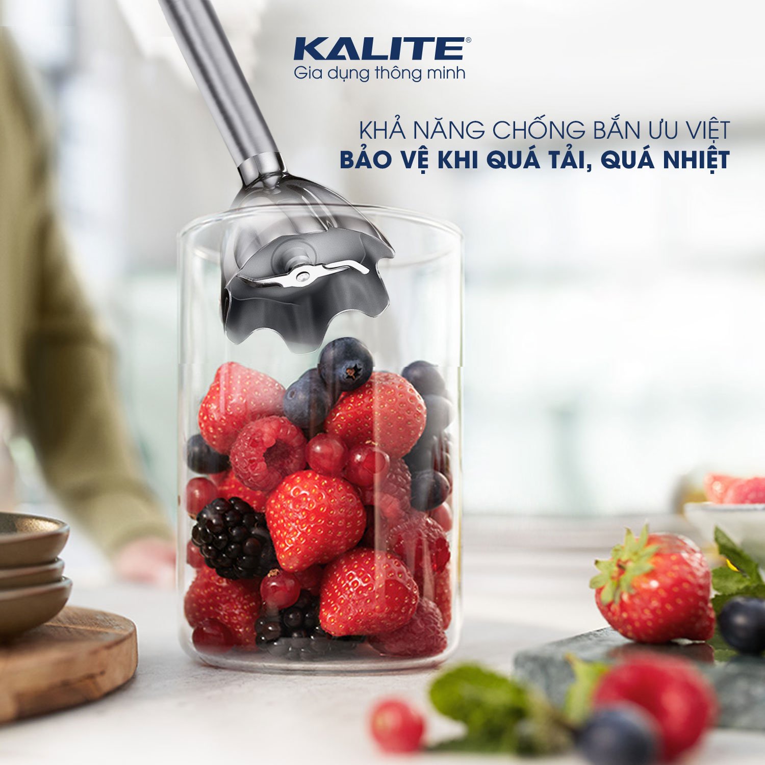 Máy xay cầm tay KALITE KEB4111 xay mọi nguyên liệu - Ảnh 3