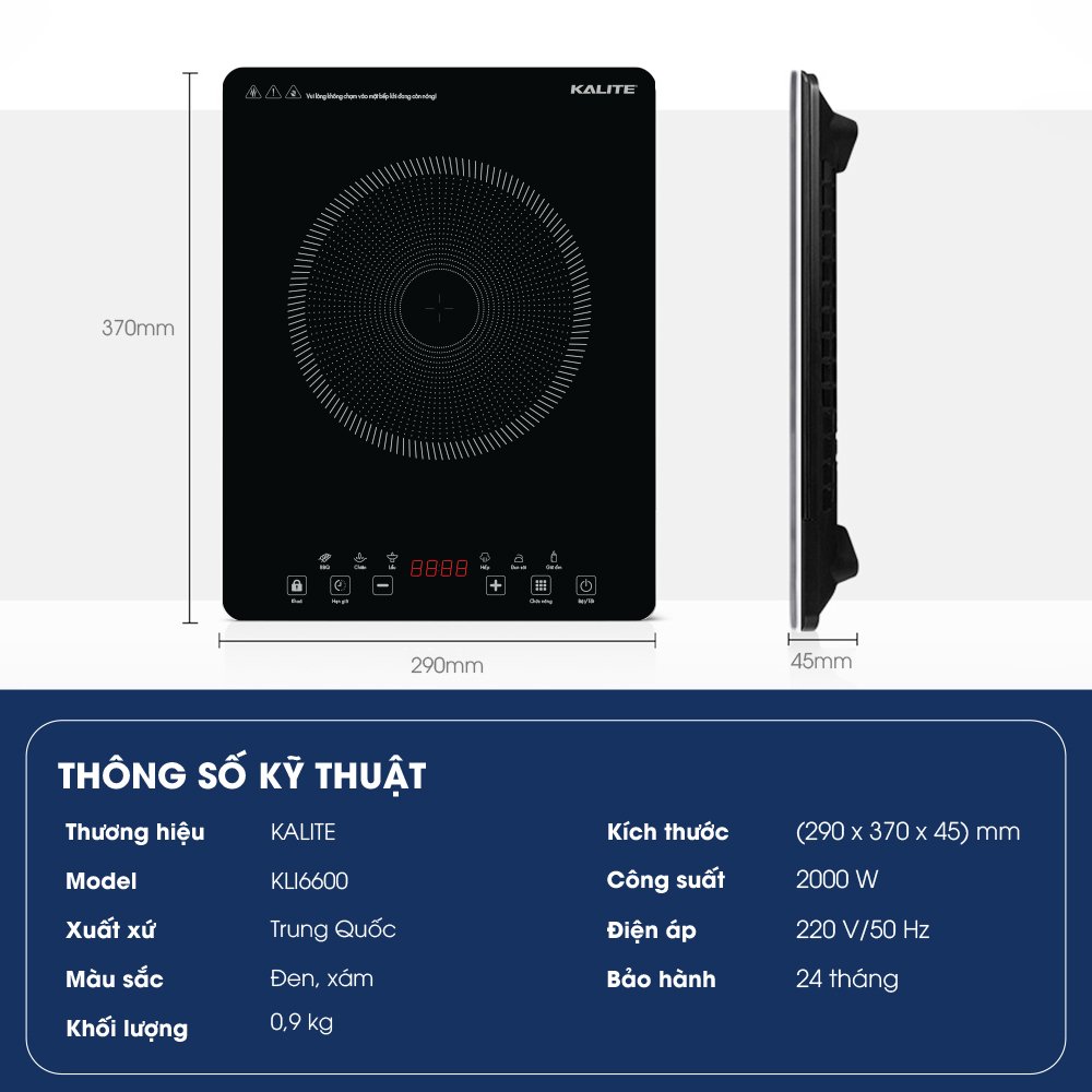 Bếp từ đơn KLI6600 - Ảnh 2