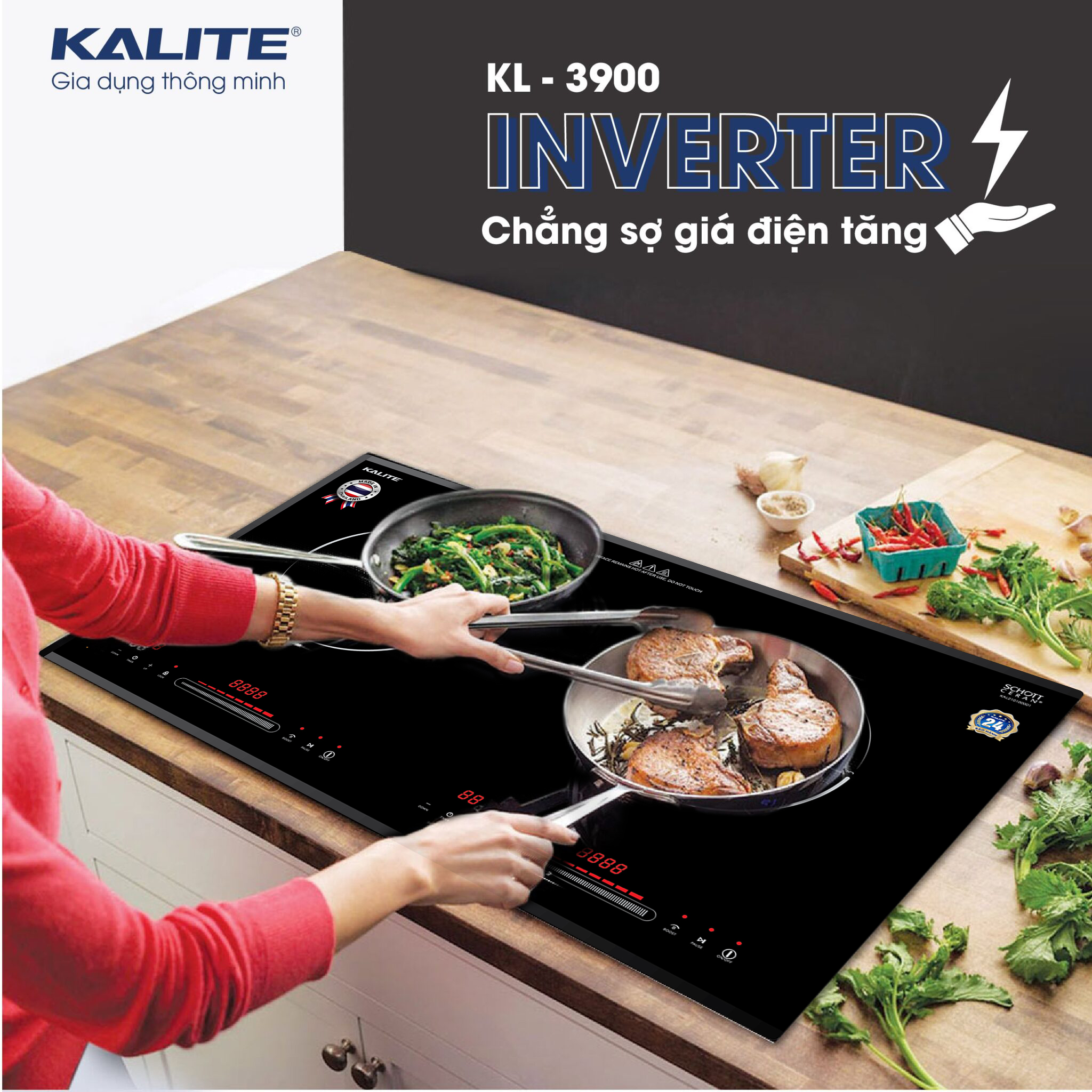 Bếp từ đôi KALITE KL-3900 công nghệ  hiện đại - Ảnh 11