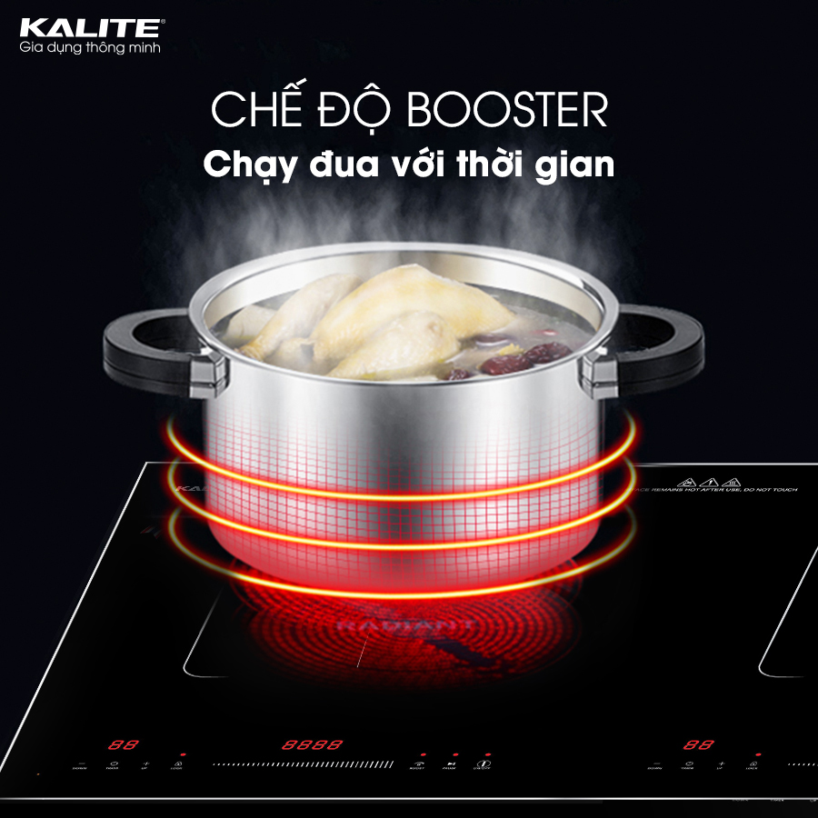 Bếp từ đôi KALITE KL-3800 thiết kế sang trọng, chuẩn châu Âu - Ảnh 9