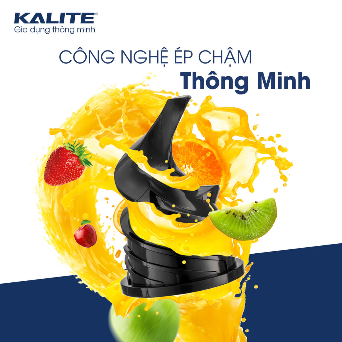 Máy ép chậm Kalite KSJ4415 siêu kiệt bã dễ tháo lắp vệ sinh - Ảnh 7