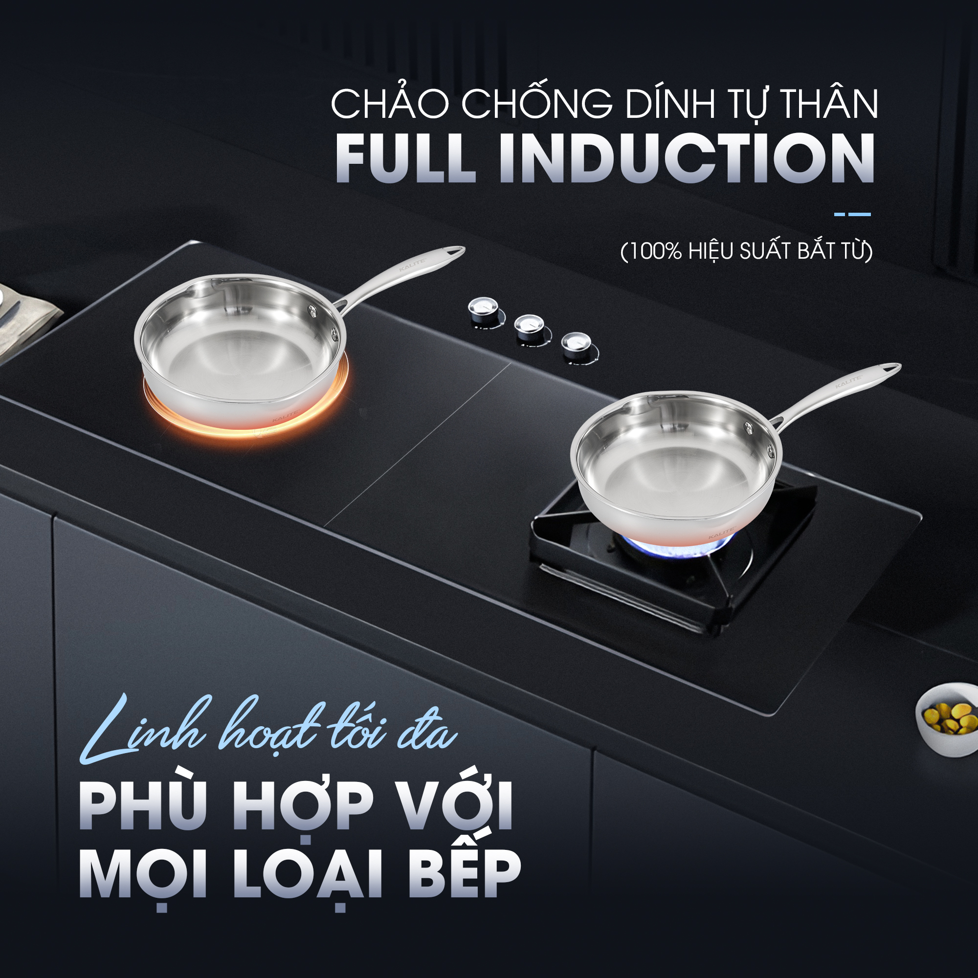 Chảo inox nguyên khối TRIPRO KALITE KL826 26cm - Ảnh 8