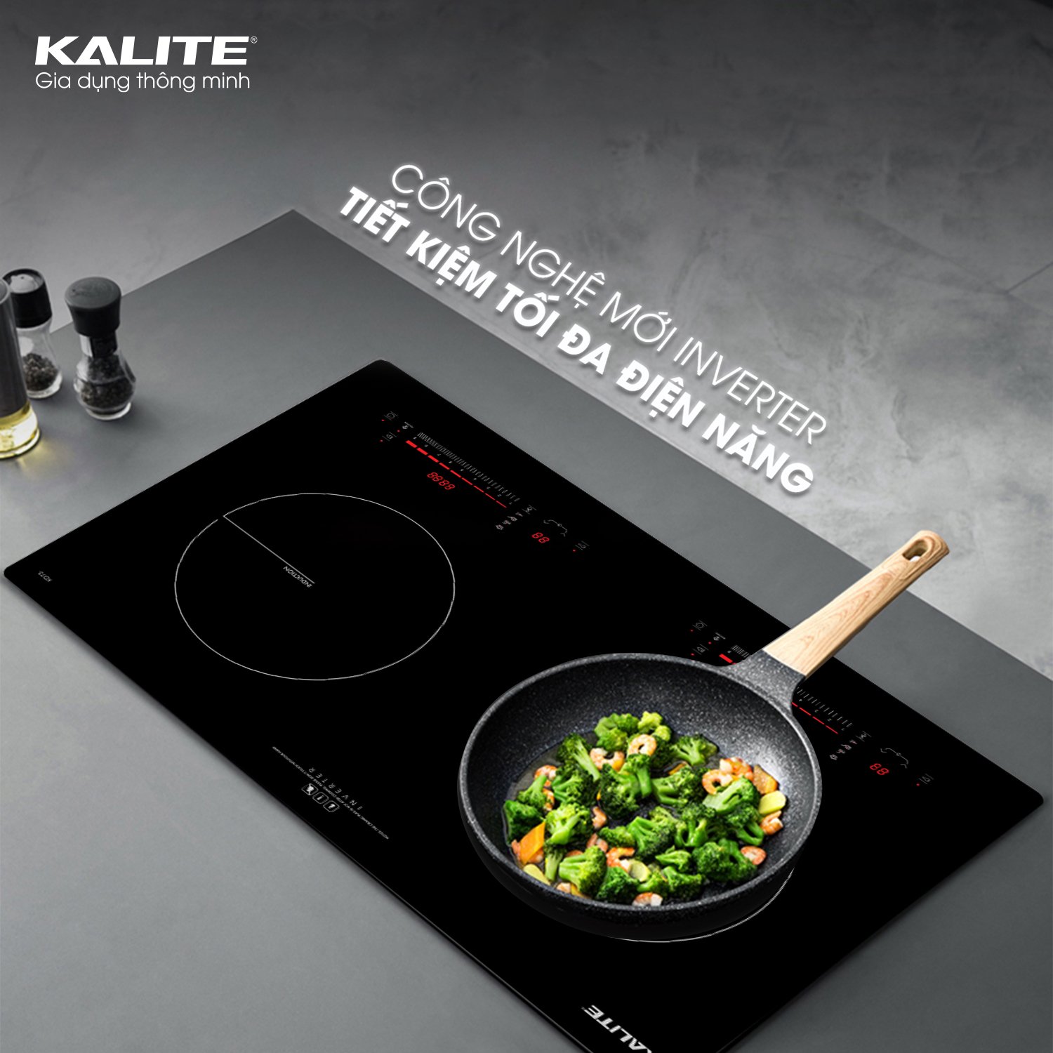 Bếp từ đôi KALITE KDI73 linh hoạt bền bỉ chịu nhiệt tốt - Ảnh 4