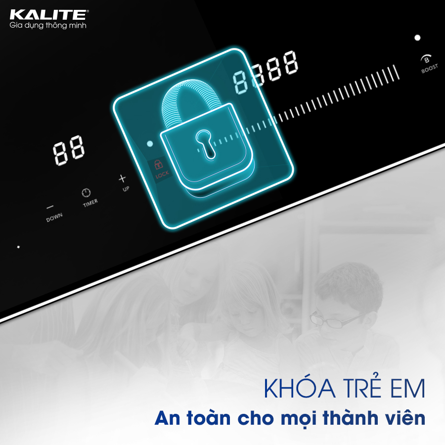 Bếp từ đôi KALITE KL-3800 thiết kế sang trọng, chuẩn châu Âu - Ảnh 12