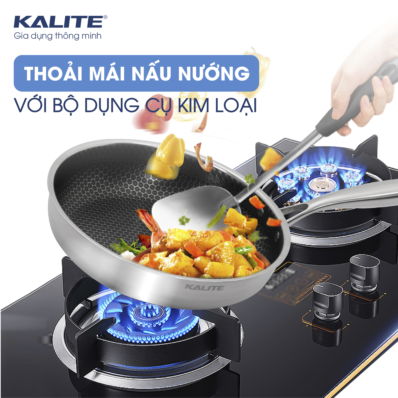 Chảo KALITE KL-326 inox 3 lớp triply - dẫn và giữ nhiệt tốt - Ảnh 4