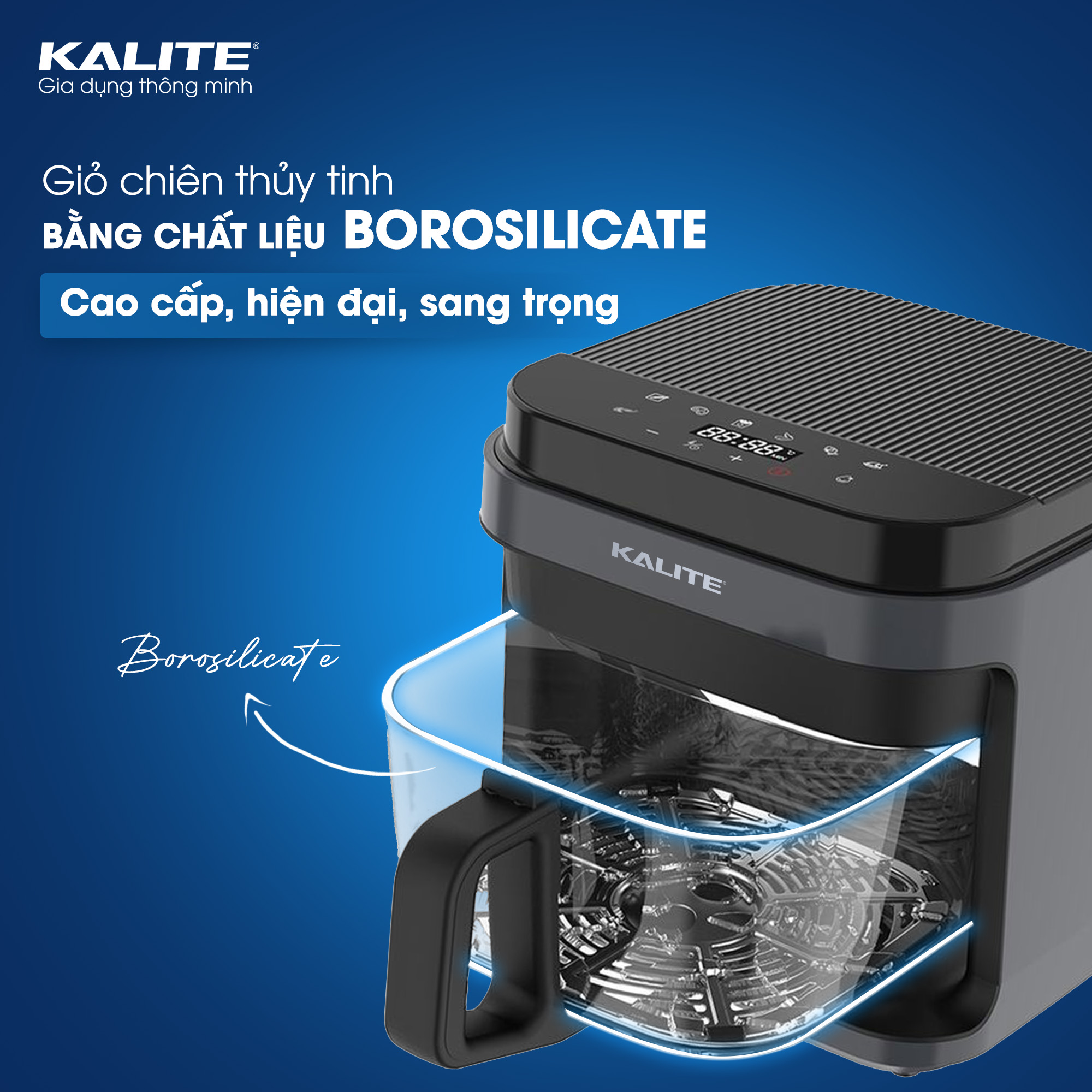 Nồi chiên không dầu KALITE KL6000 dung tích 6 Lít - Ảnh 3
