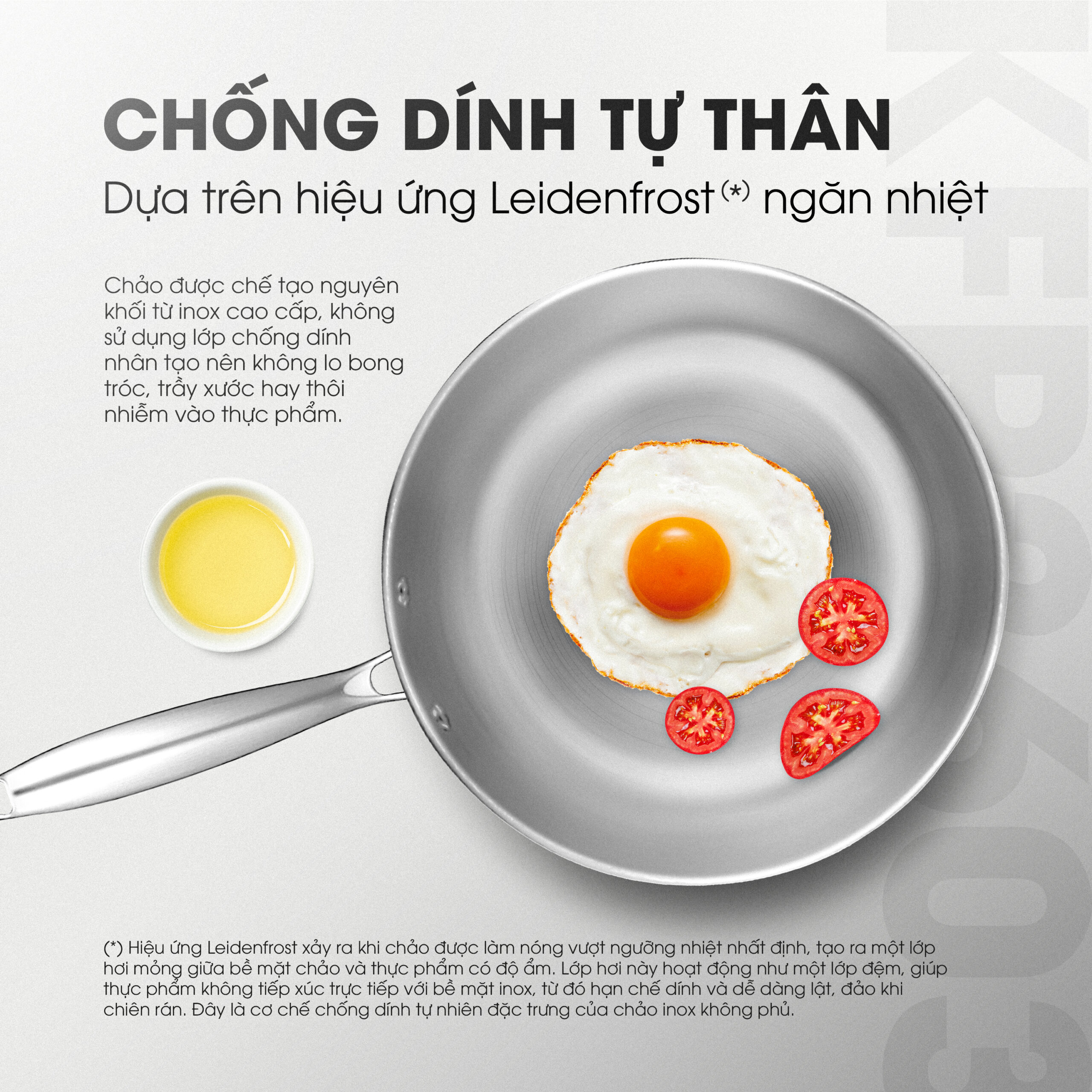 Chảo rán inox liền khối cao cấp KALITE KFP2603 - Size 26cm - Ảnh 6