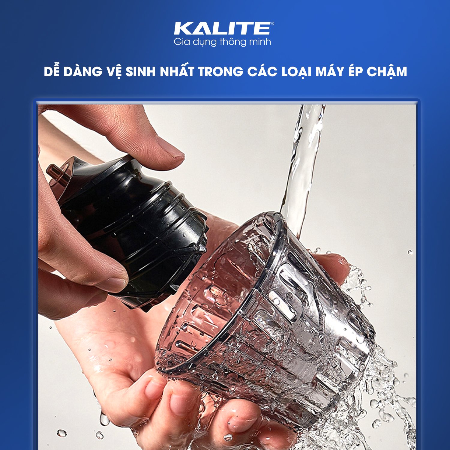 Máy ép chậm KALITE KL-530 nhỏ gọn, kiệt bã, êm ái - Ảnh 5